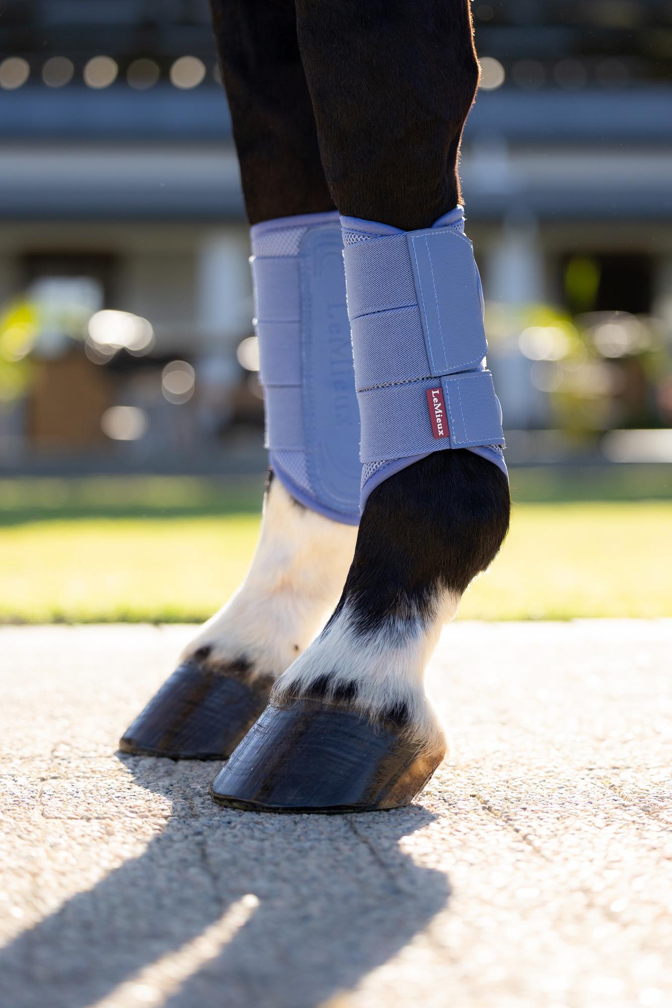 LeMieux Arika Mesh Brushing Boots Powder Blue | Equiflair