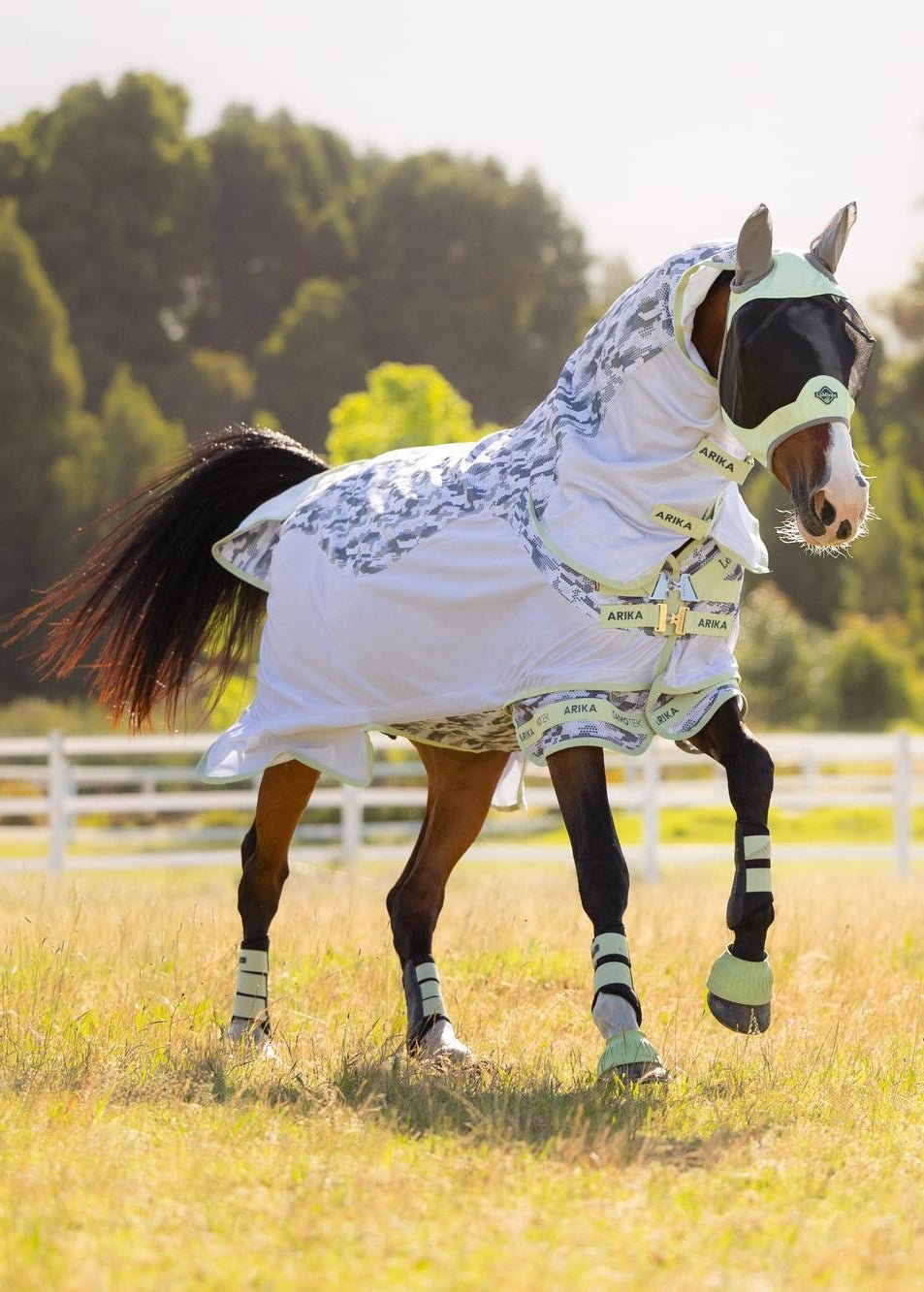 LeMieux Arika Camo - Tek Fly Rug Macaron | Equiflair