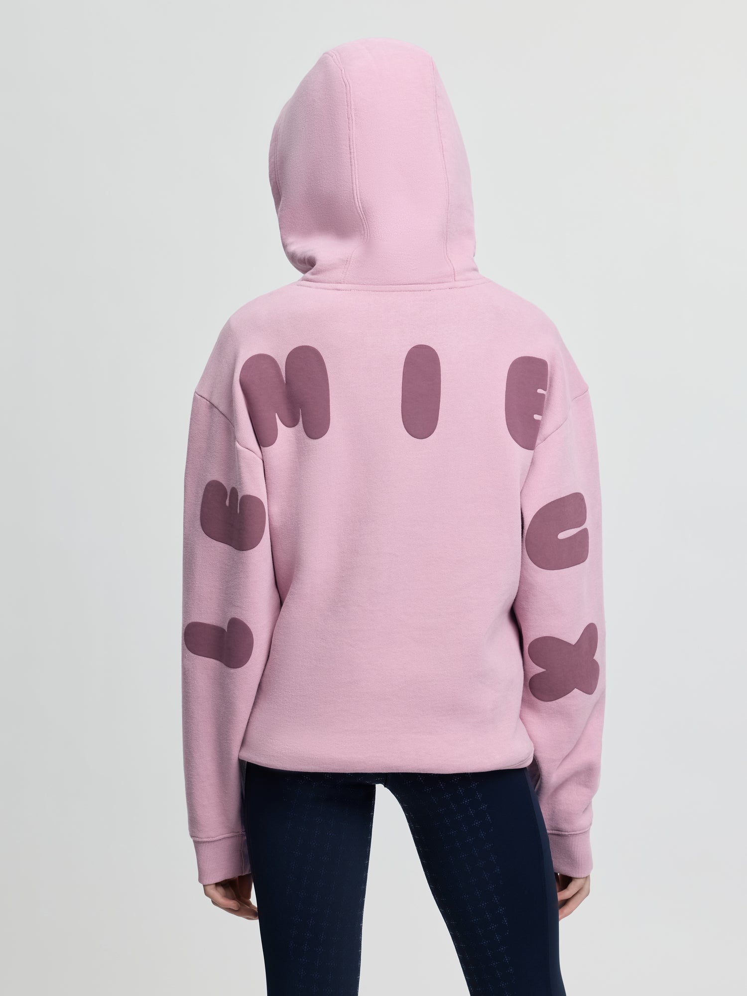LeMieux Young Rider SIA Hoodie FONDANT - Oversized Bubble Print Hoodie at Equiflair.