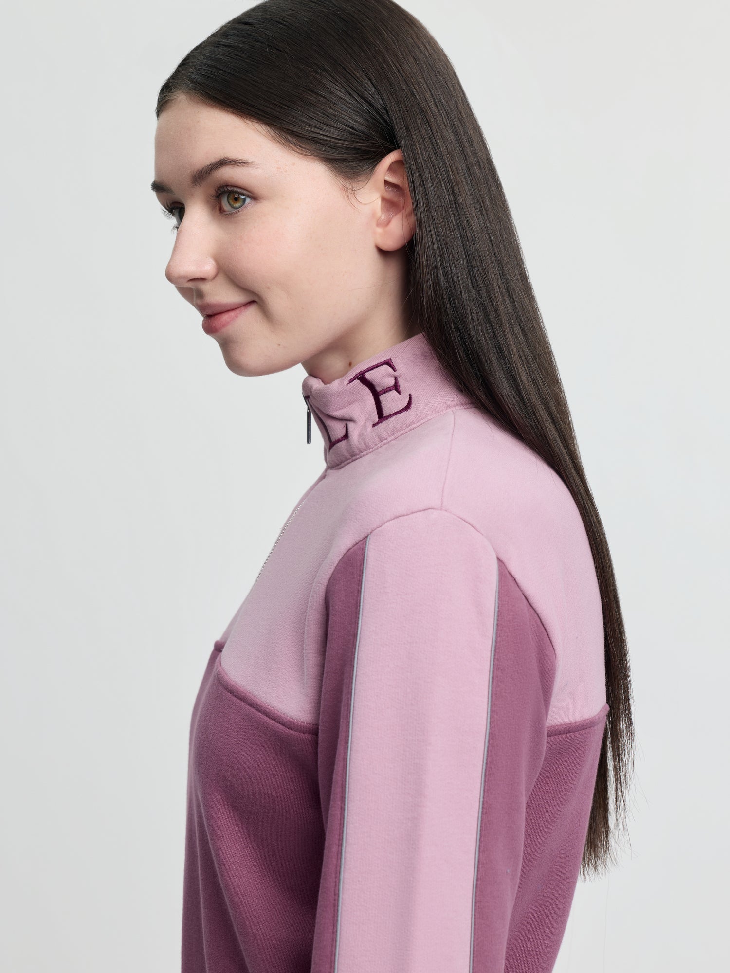 LeMieux Young Rider Cropped Kate Quarter Zip Mallow