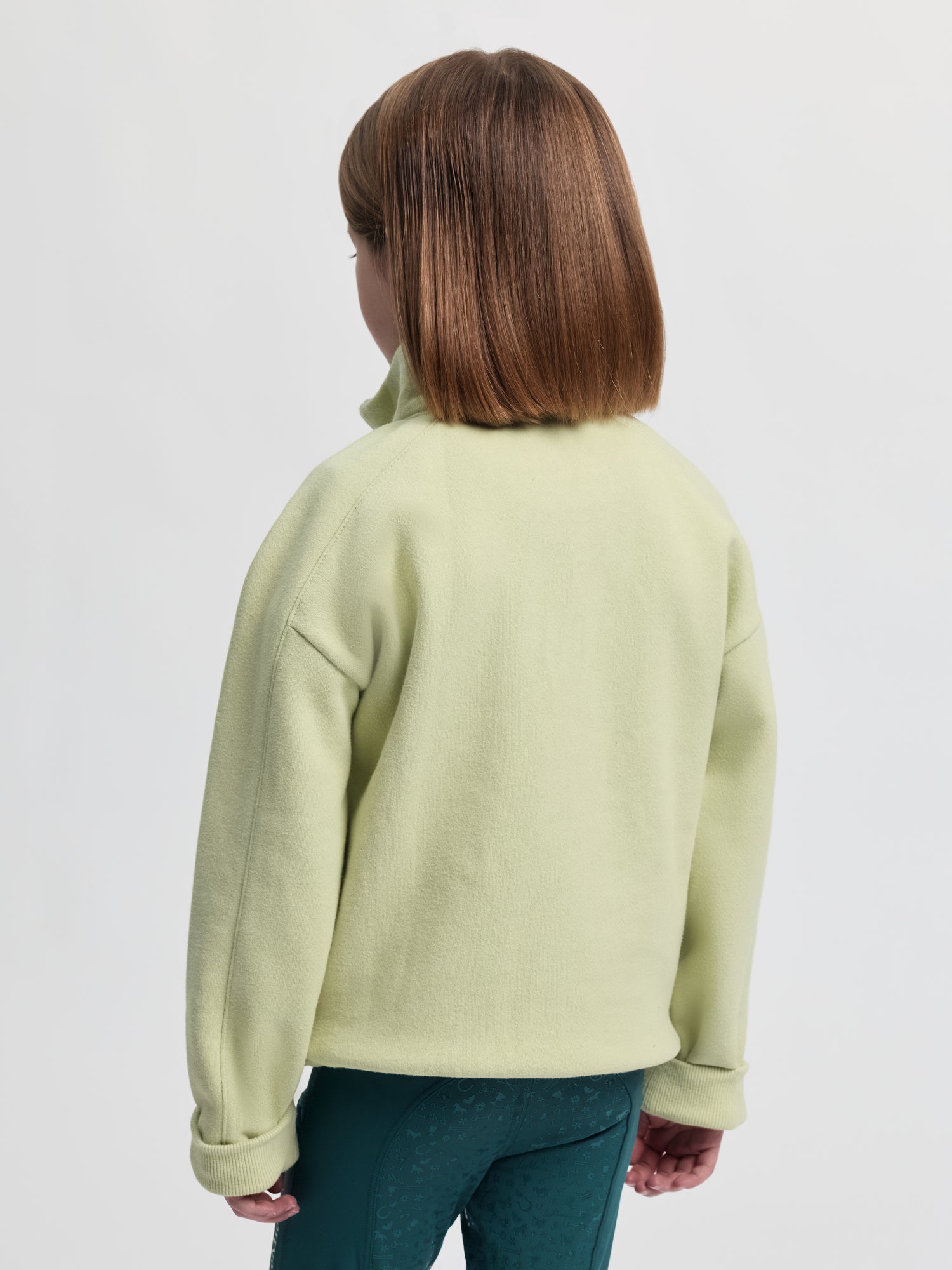 LeMieux Mini Quinn Quarter Zip Sweat Macaron