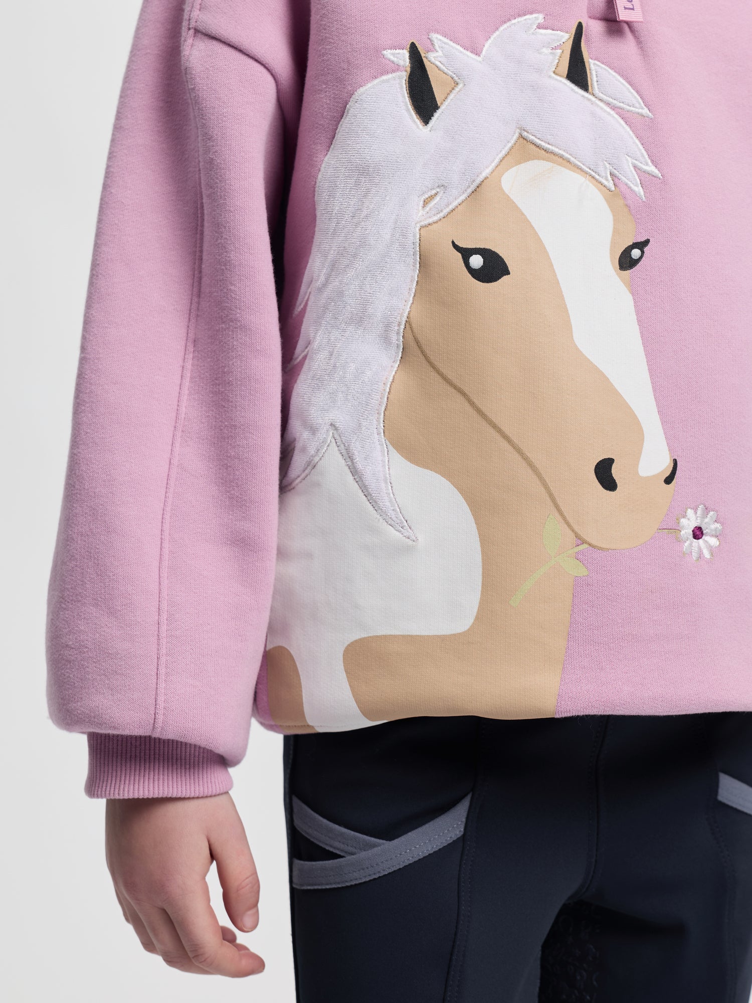 LeMieux Mini Quinn Quarter Zip Sweat Fondant