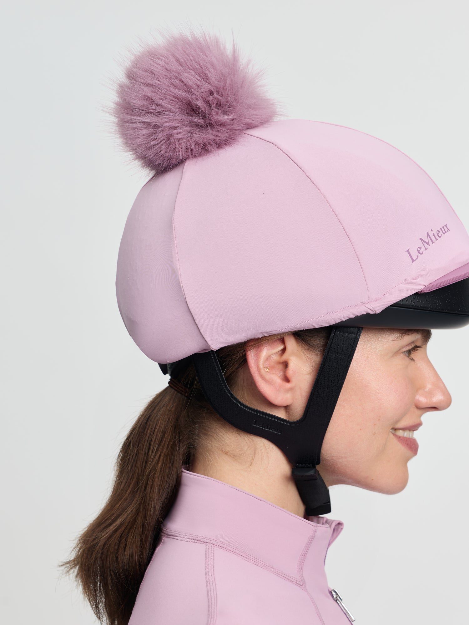 LeMieux Classique Pom Hat Silk Fondant