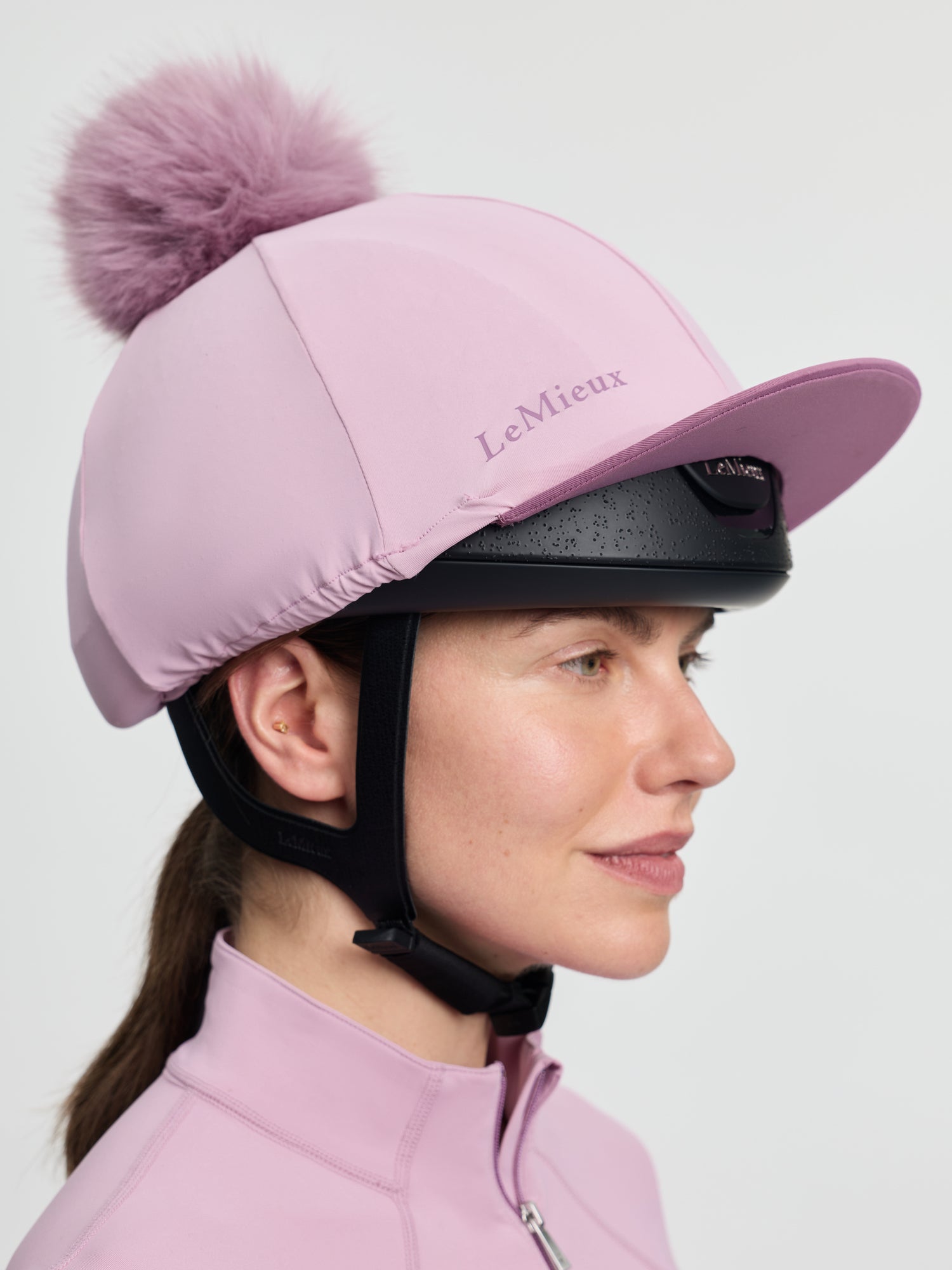 LeMieux Classique Pom Hat Silk Fondant