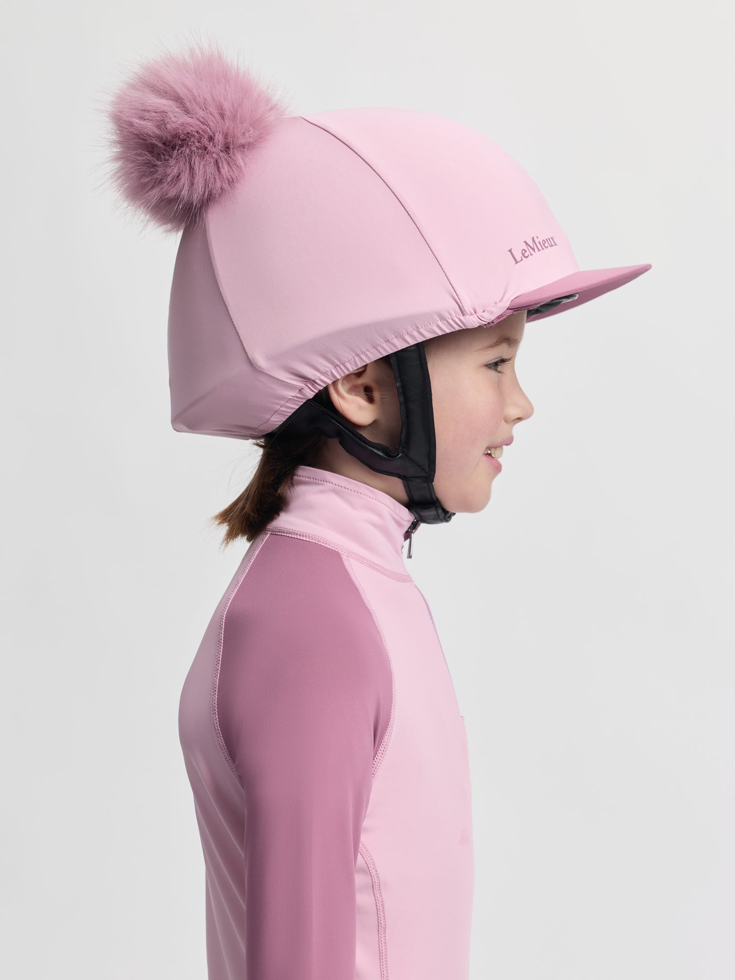LeMieux Mini Double Pom Hat Silk Fondant | Equiflair