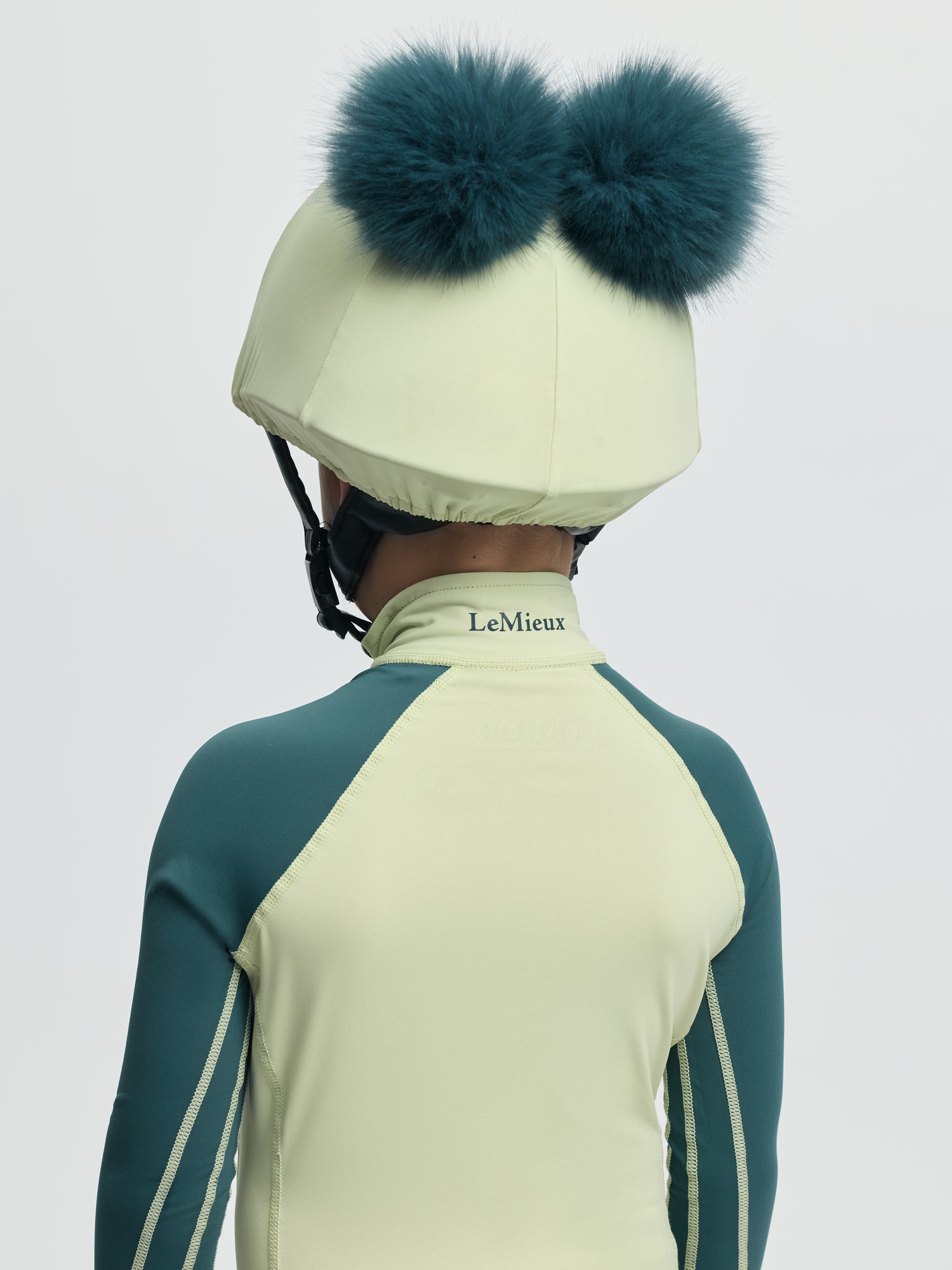 LeMieux Mini Double Pom Hat Silk Macaron