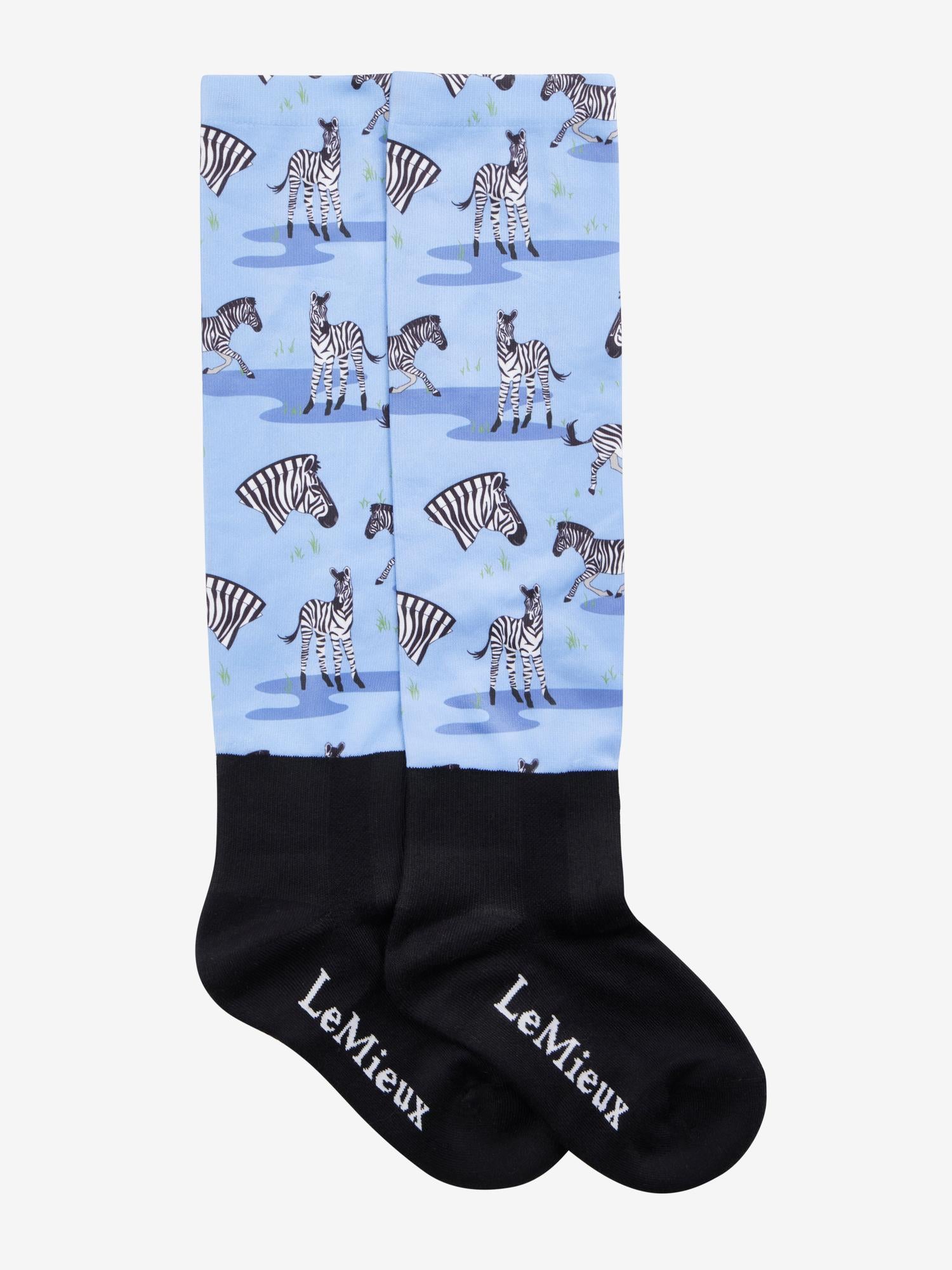 LeMieux Footsie Socks Zebra