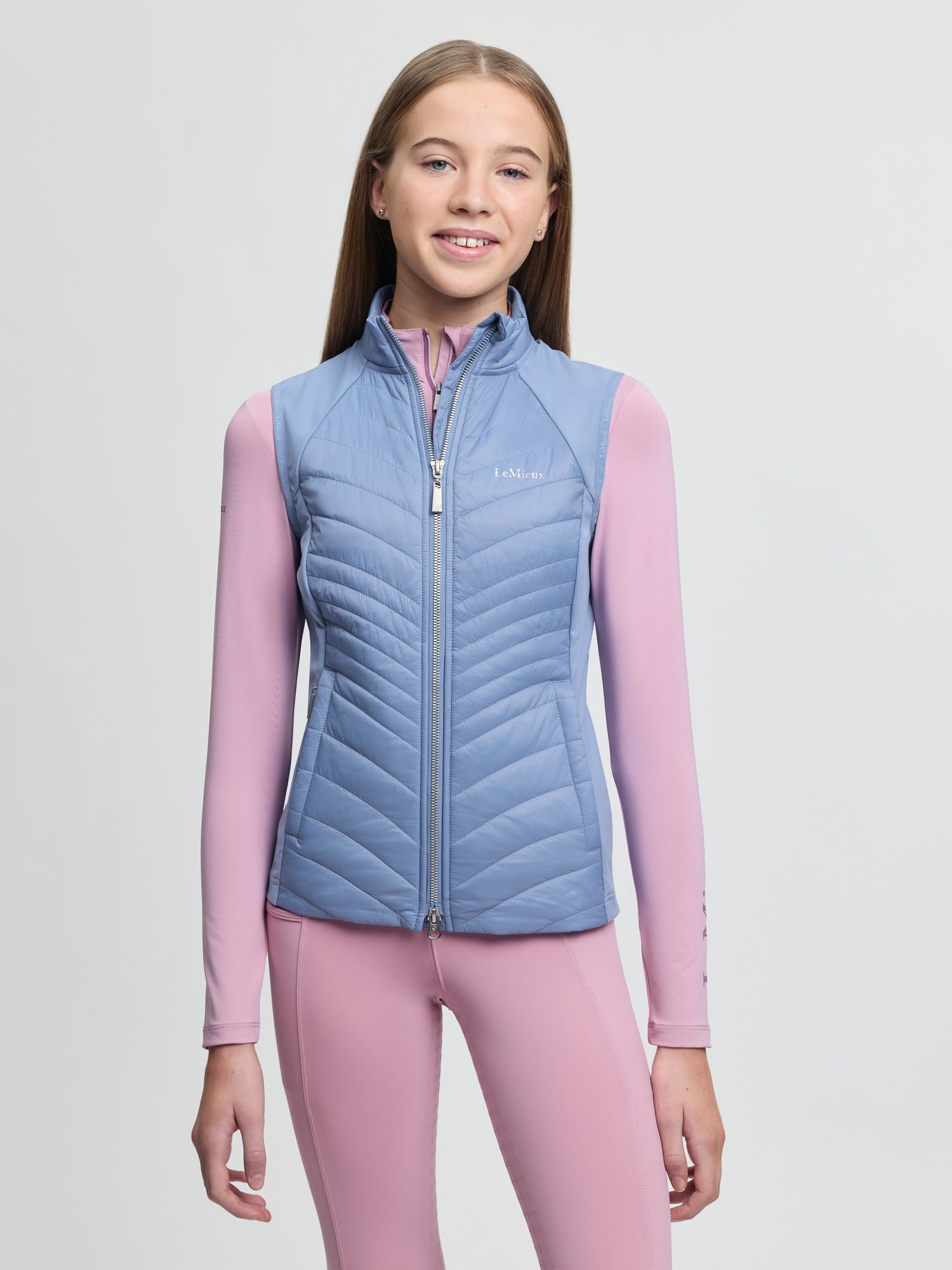 LeMieux Young Rider Josephine Gilet Powder Blue