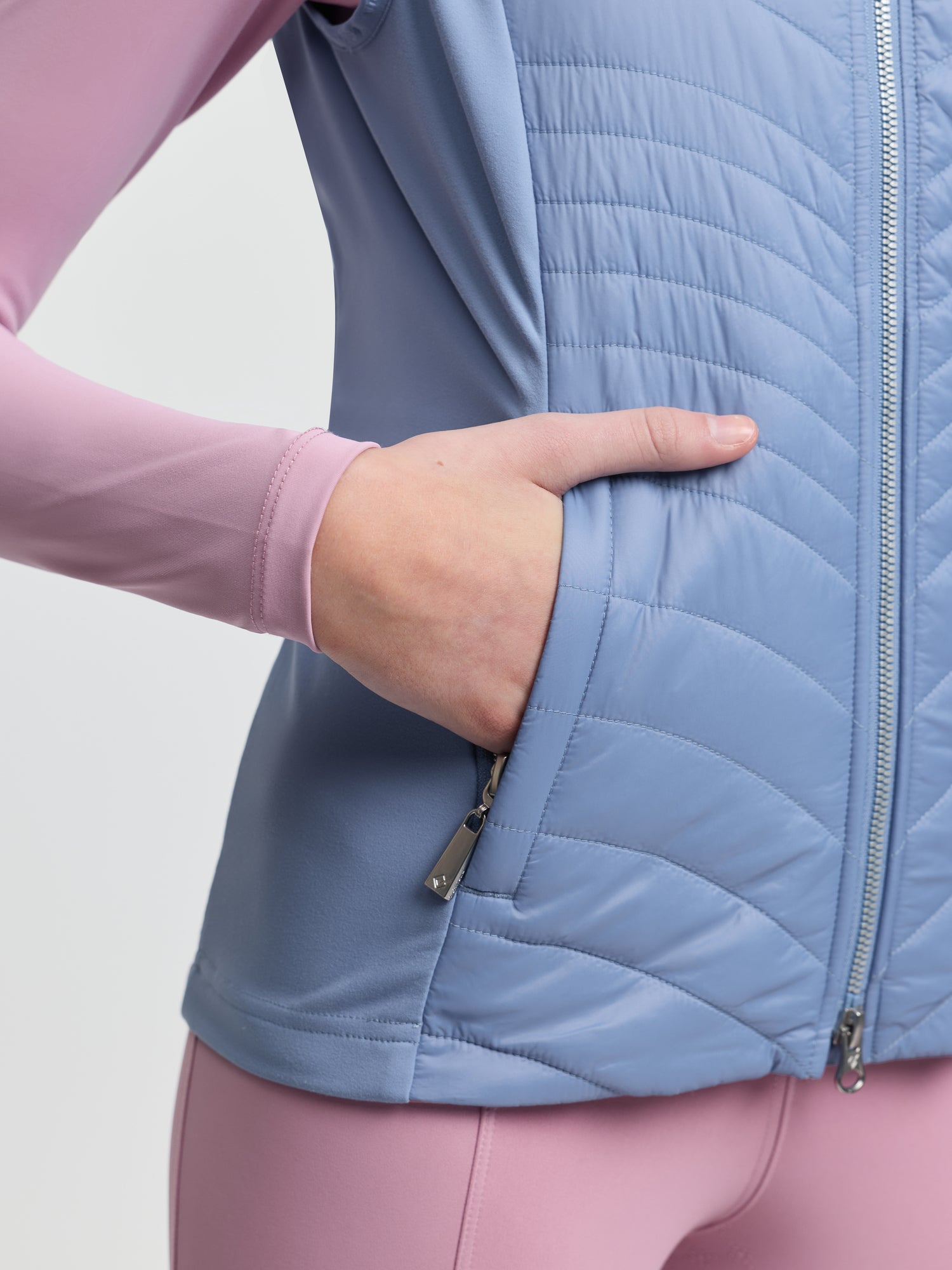 LeMieux Young Rider Josephine Gilet Powder Blue | Equiflair