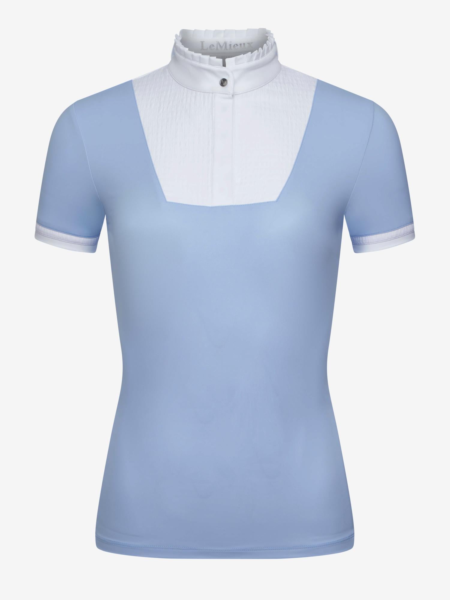LeMieux Sophia Short Sleeve Pleated Show Shirt Mist | Equiflair