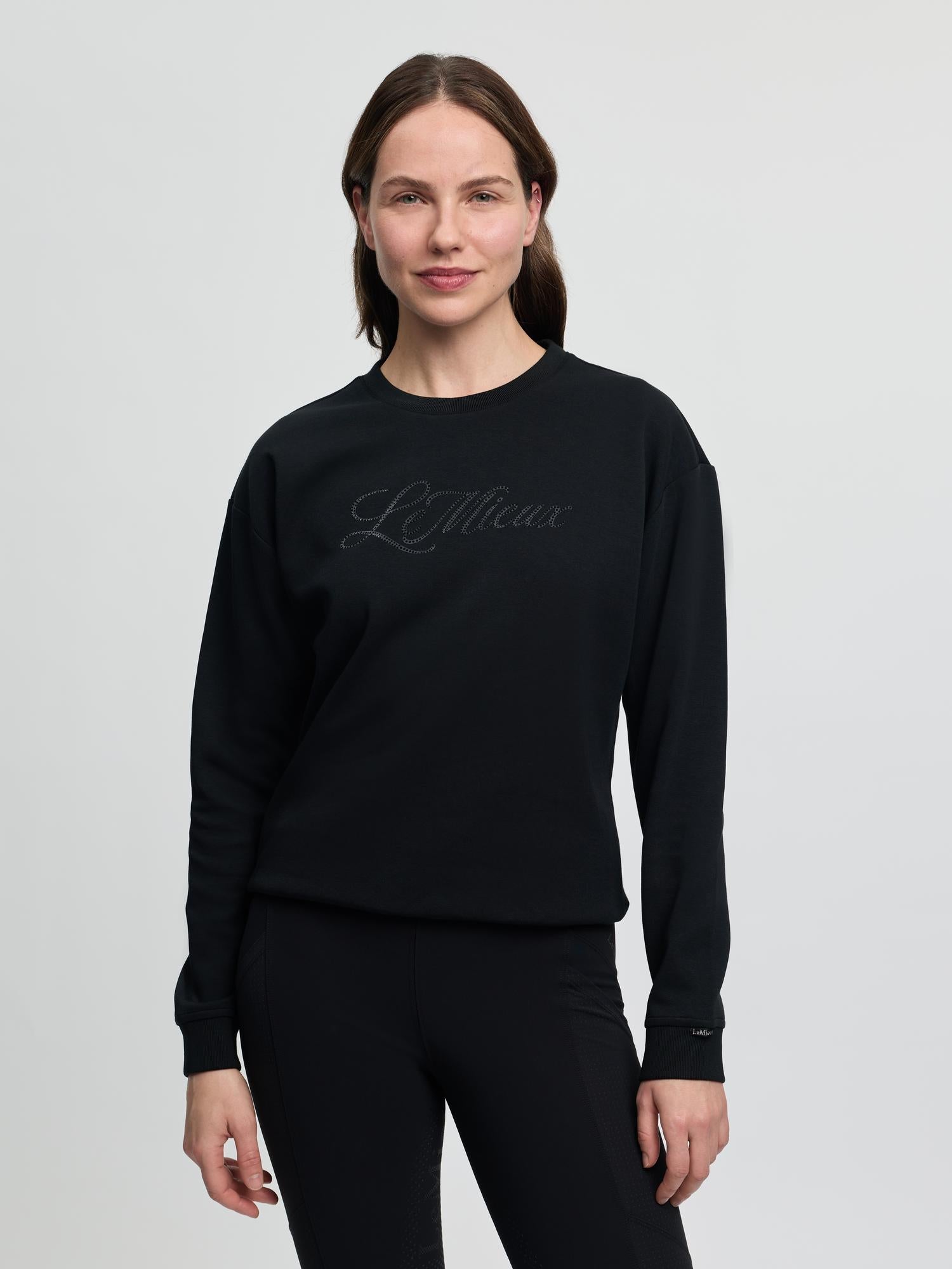 LeMieux Christina Crew Sweat Black