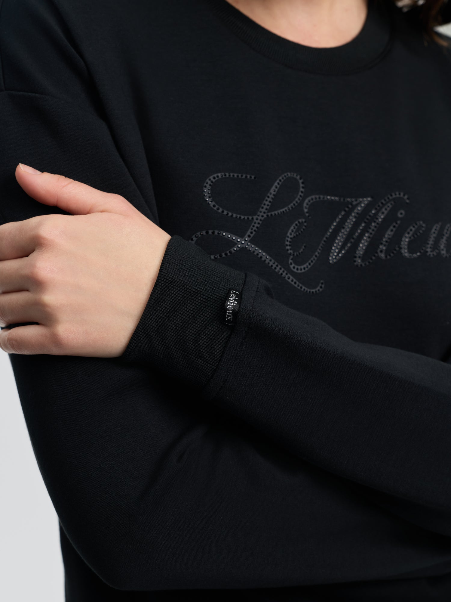 LeMieux Christina Crew Sweat Black | Equiflair
