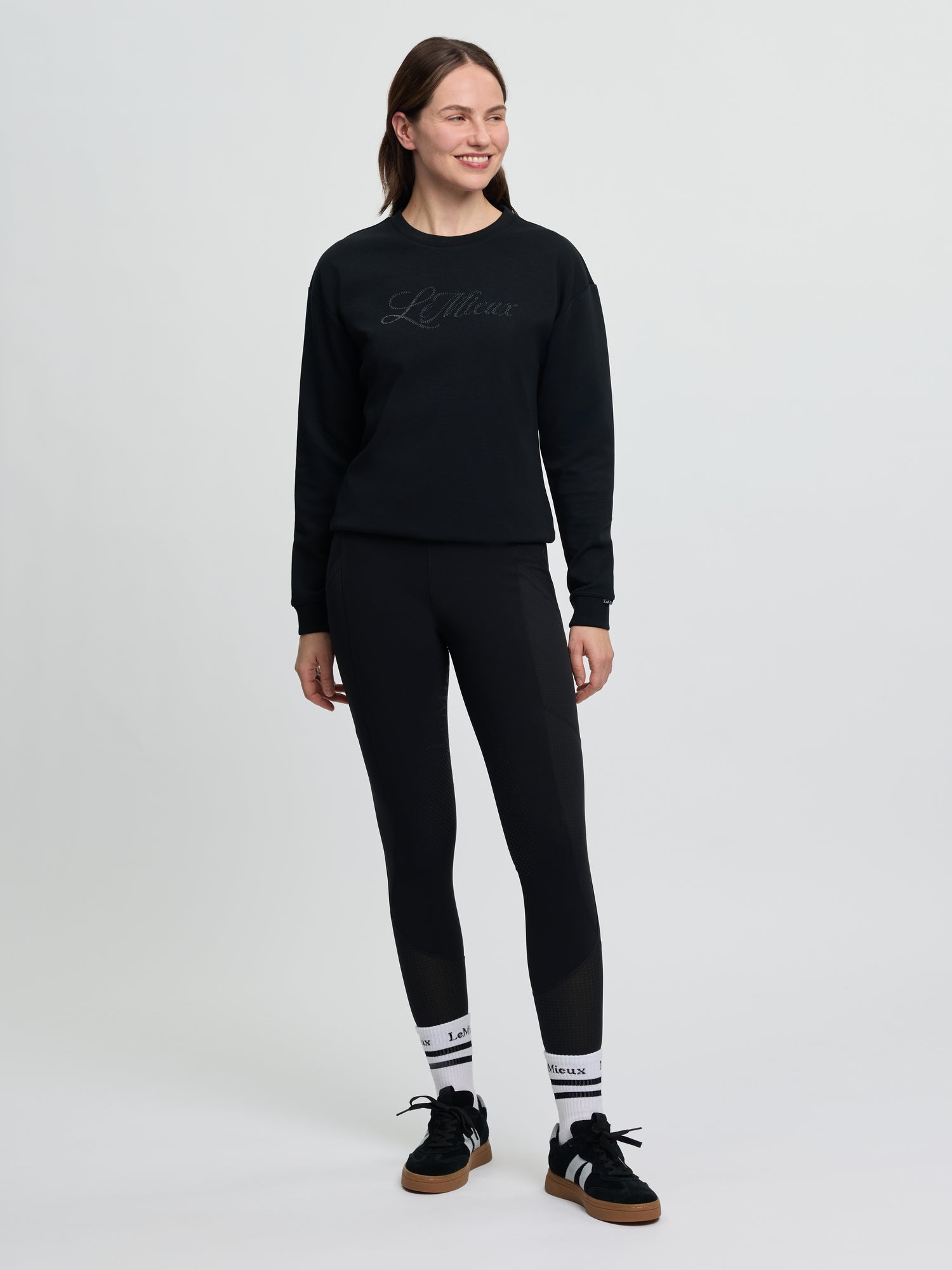 LeMieux Christina Crew Sweat Black | Equiflair