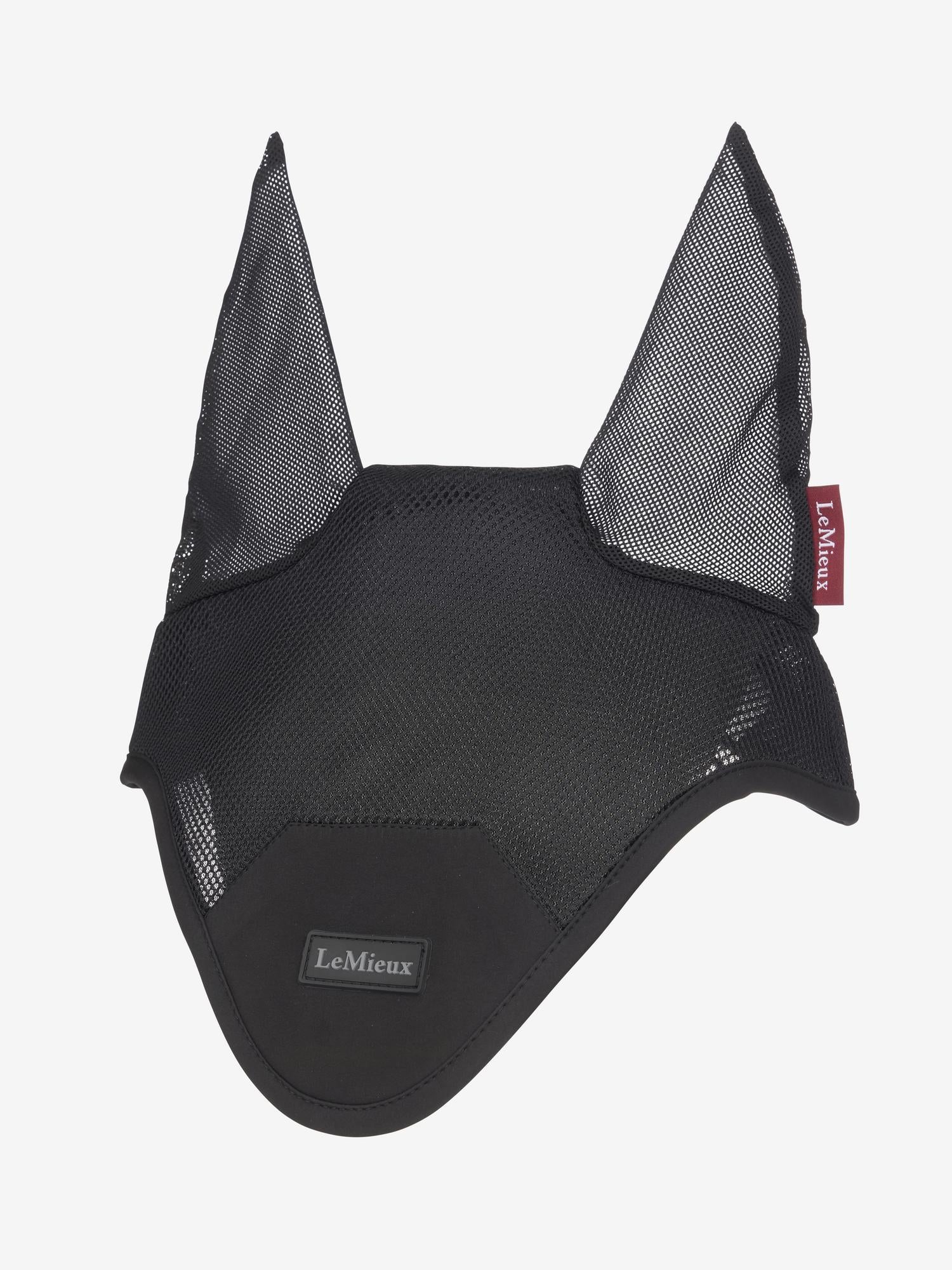 LeMieux Air-Tek Mesh Fly Hood Black | Horse Fly Veil | Equiflair