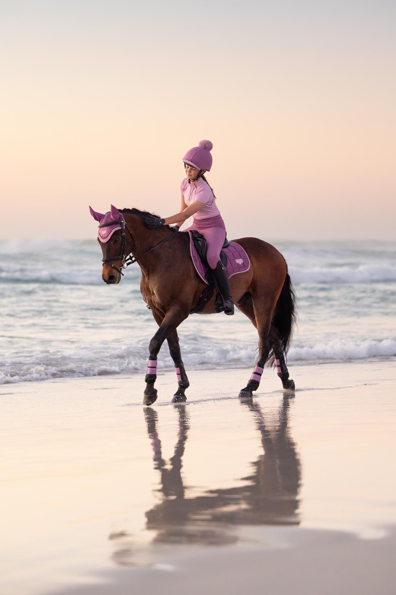 LeMieux Young Rider Mia Mesh Base Layer Fondant