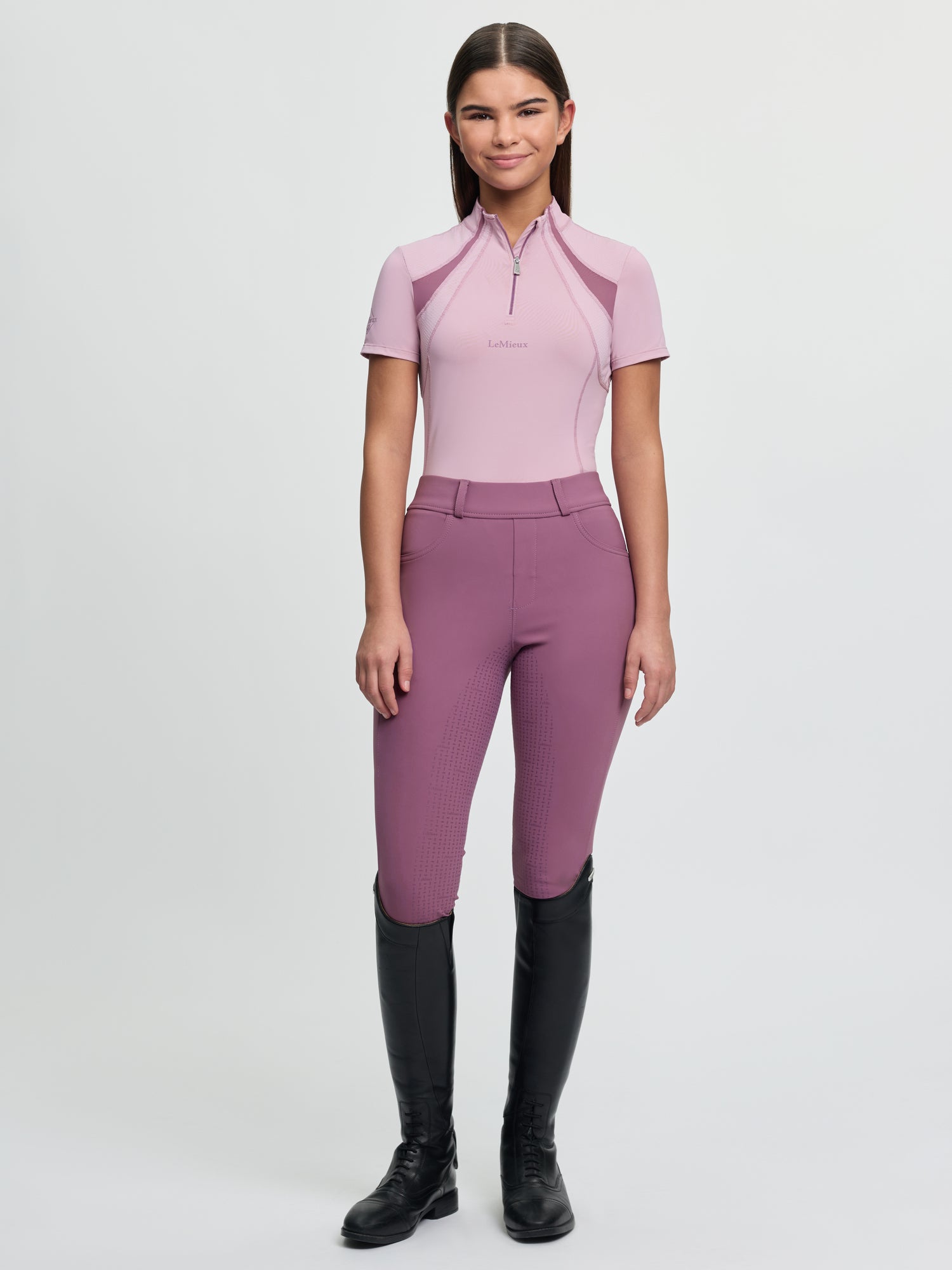 LeMieux Young Rider Mia Mesh Base Layer Fondant