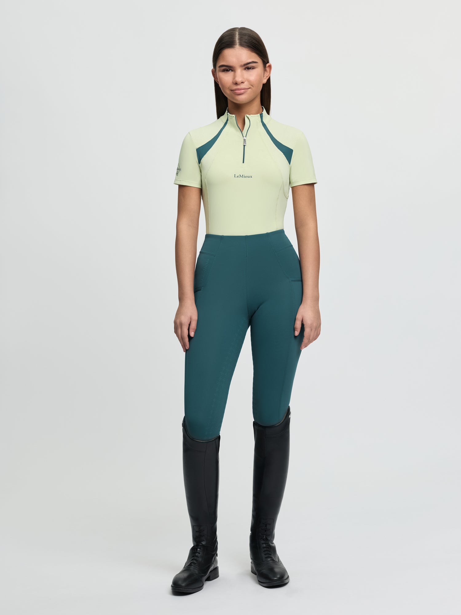 LeMieux Young Rider Mia Mesh Base Layer Macaron