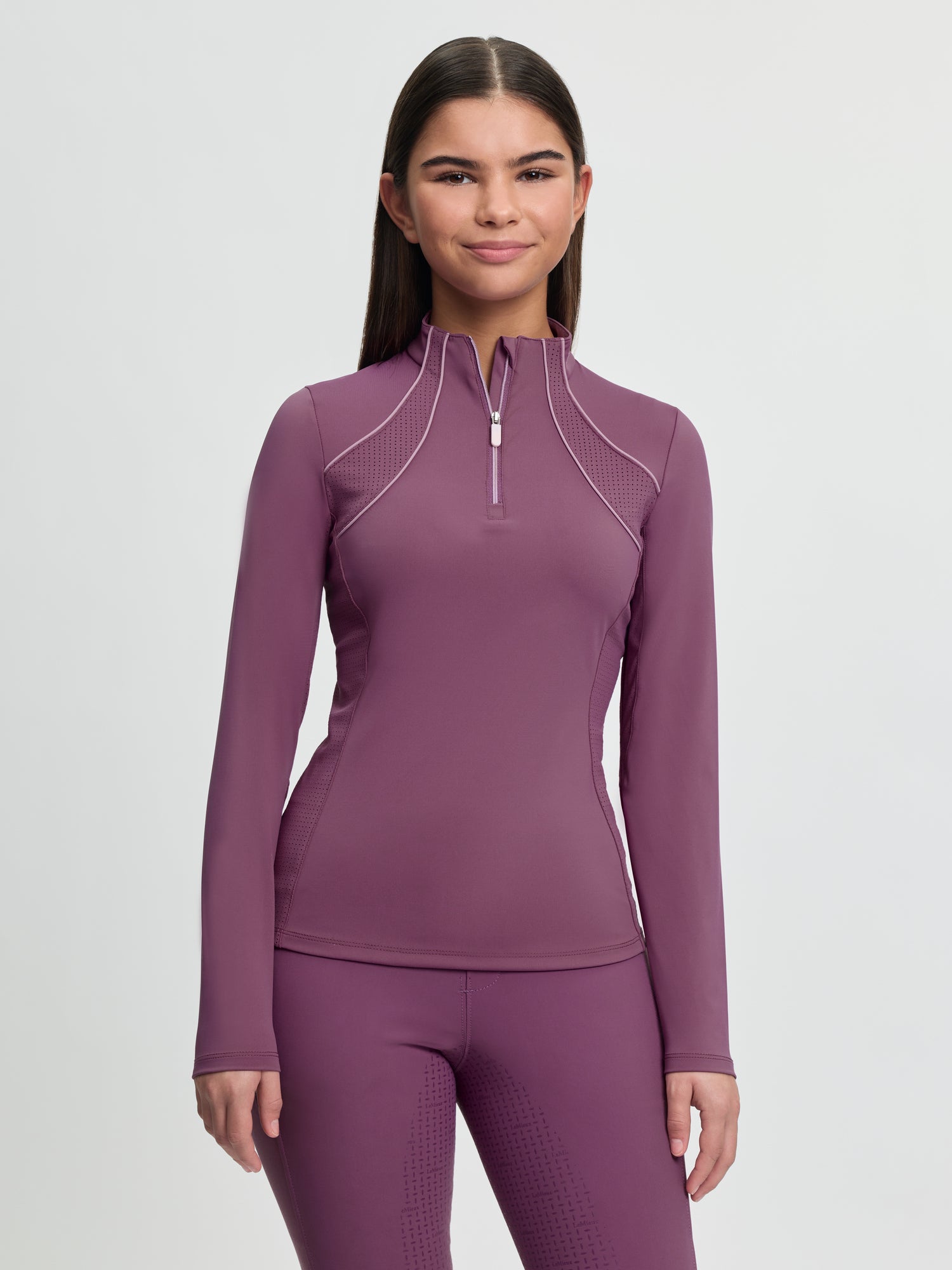 LeMieux Young Rider Airflow Base Layer Mallow