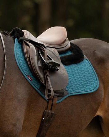 LeMieux Merino+ Essence Close Contact Square Saddle Pad Jungle | Equiflair