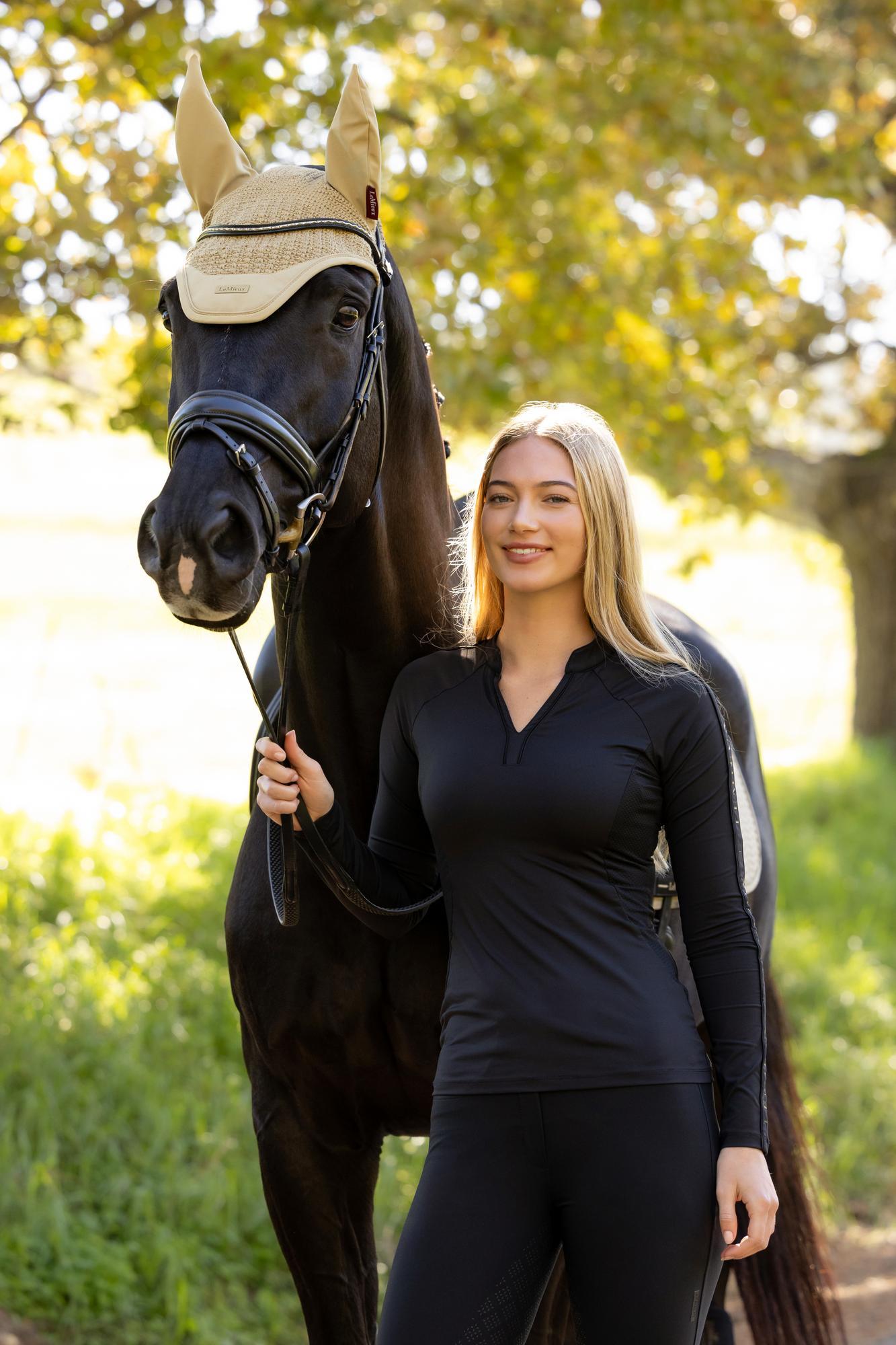 LeMieux Lisa Long Sleeve Base Layer Black