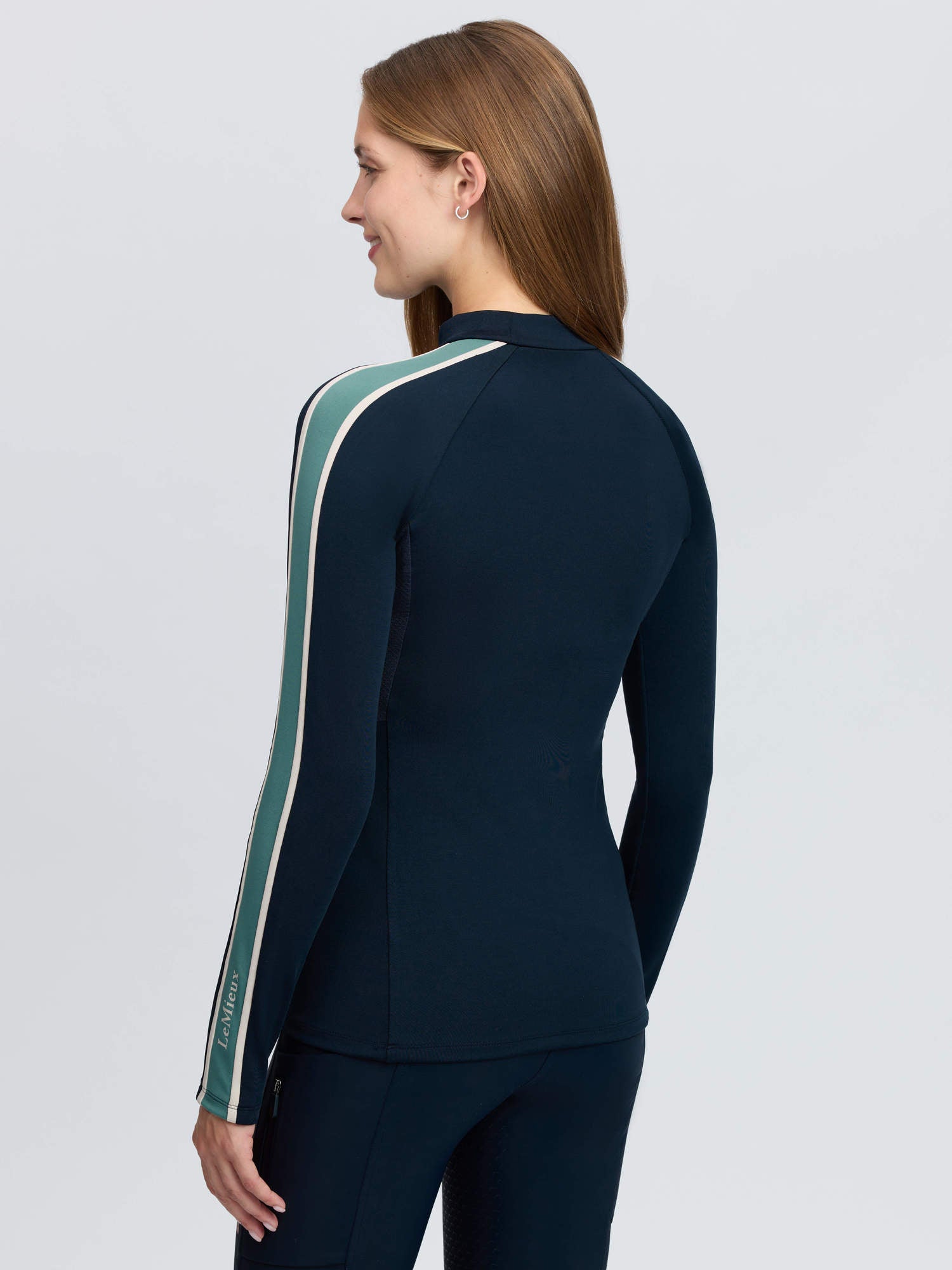 LeMieux Talia High Neck Base Layer Navy