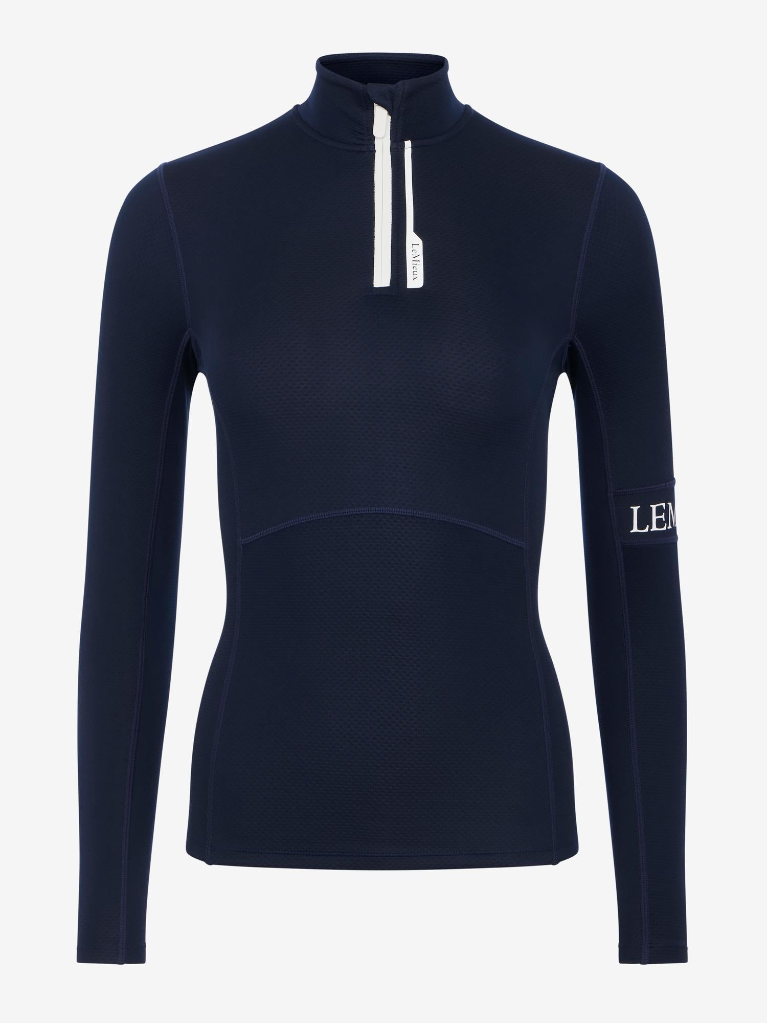 LeMieux Matilda Navy Mid Layer Technical Base Layer for Equestrian Apparel