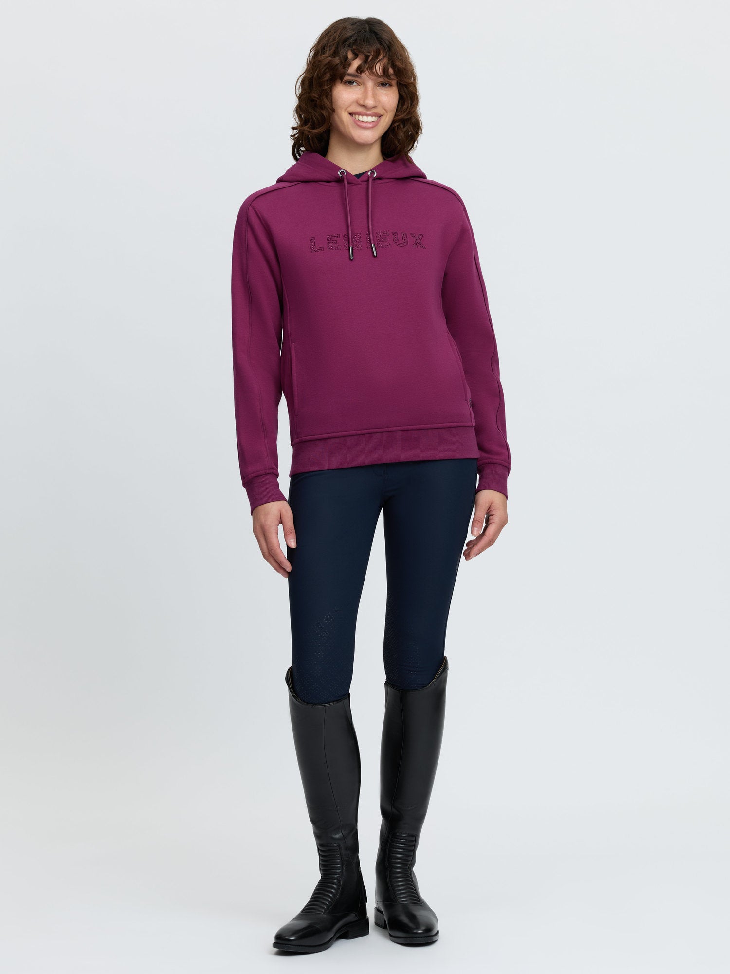LeMieux Eden Sparkle Hoodie Blackberry