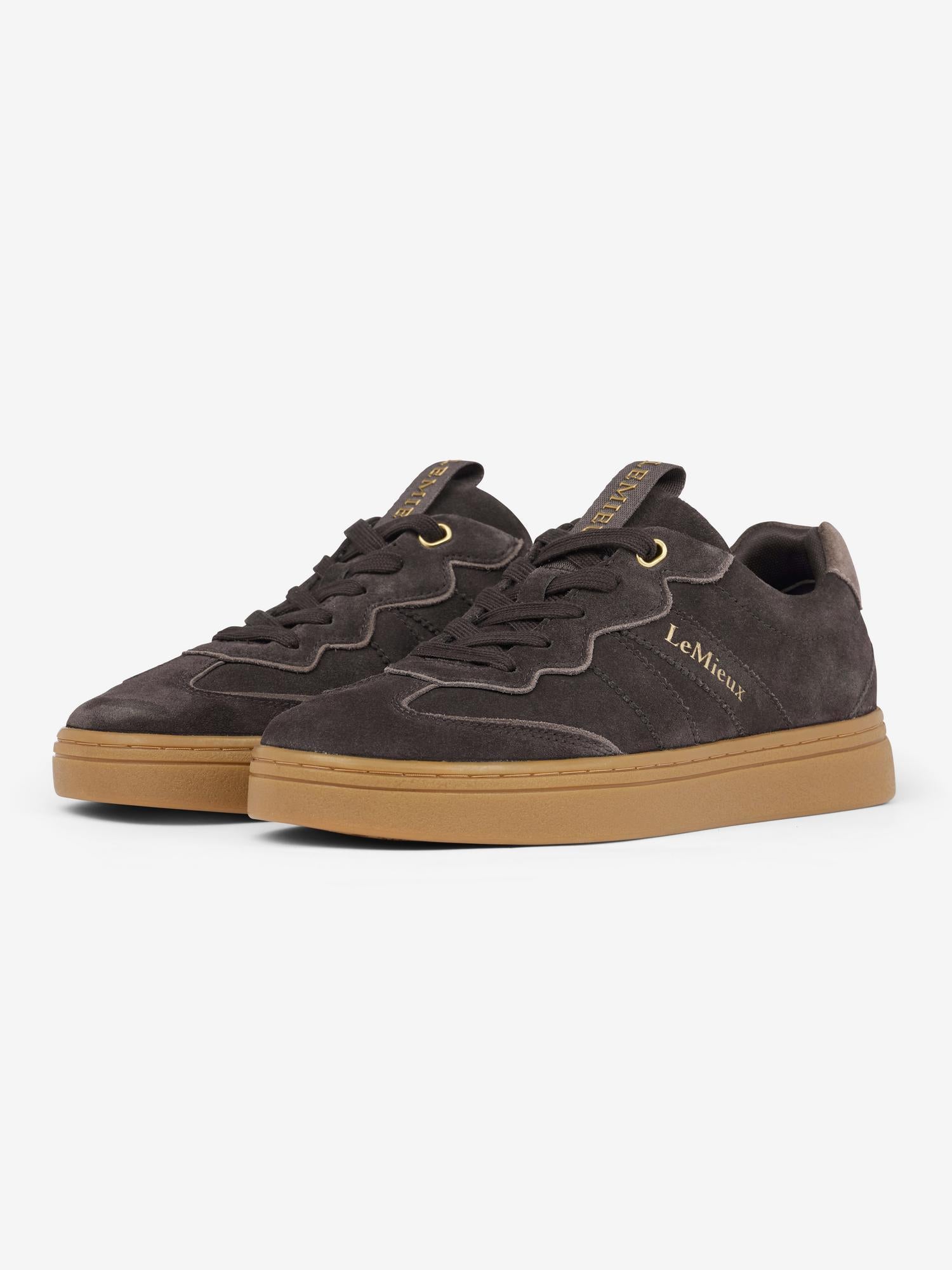 LeMieux Stockbridge Suede Trainers Cocoa