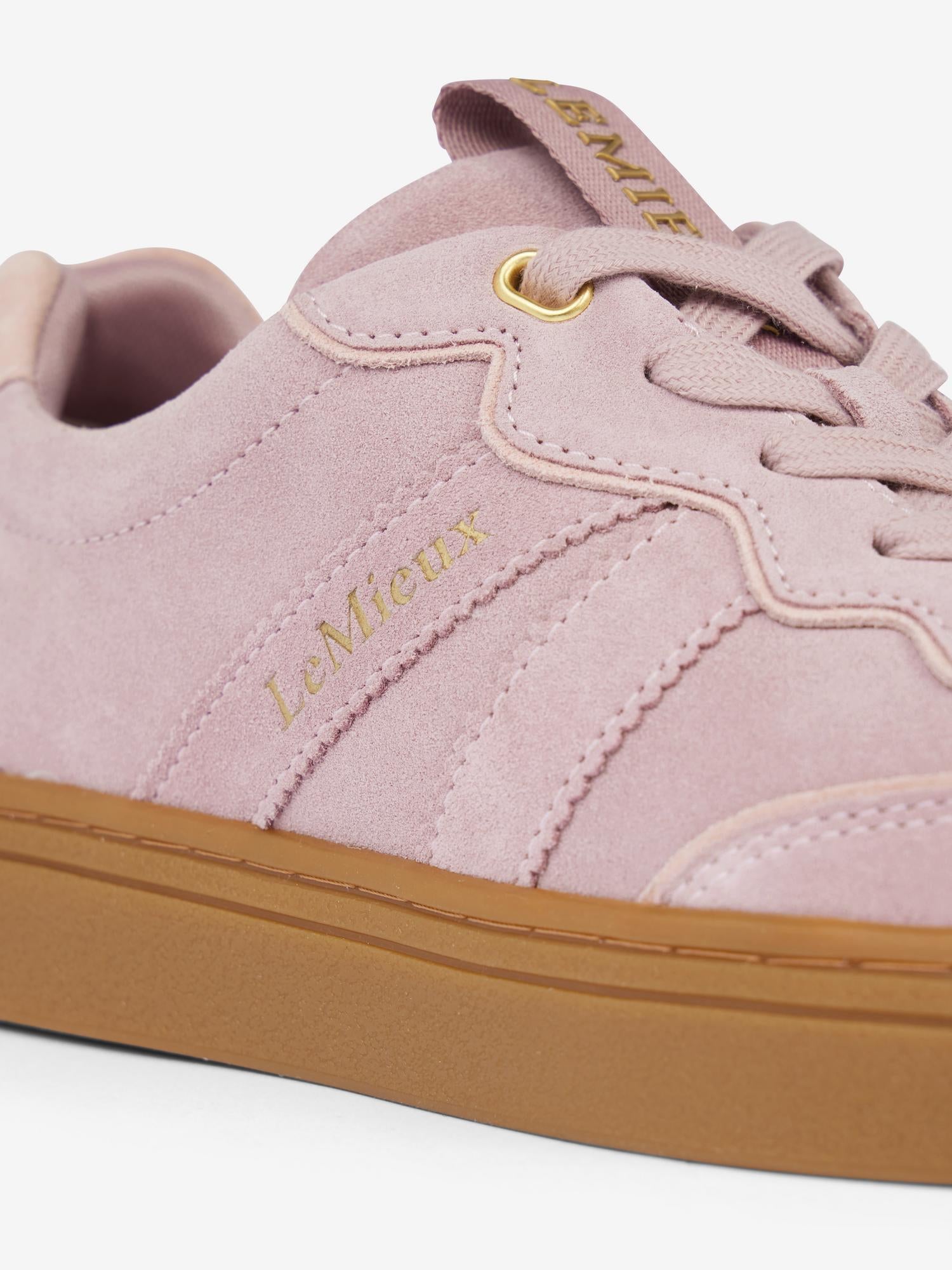 LeMieux Stockbridge Suede Trainers Wild Rose