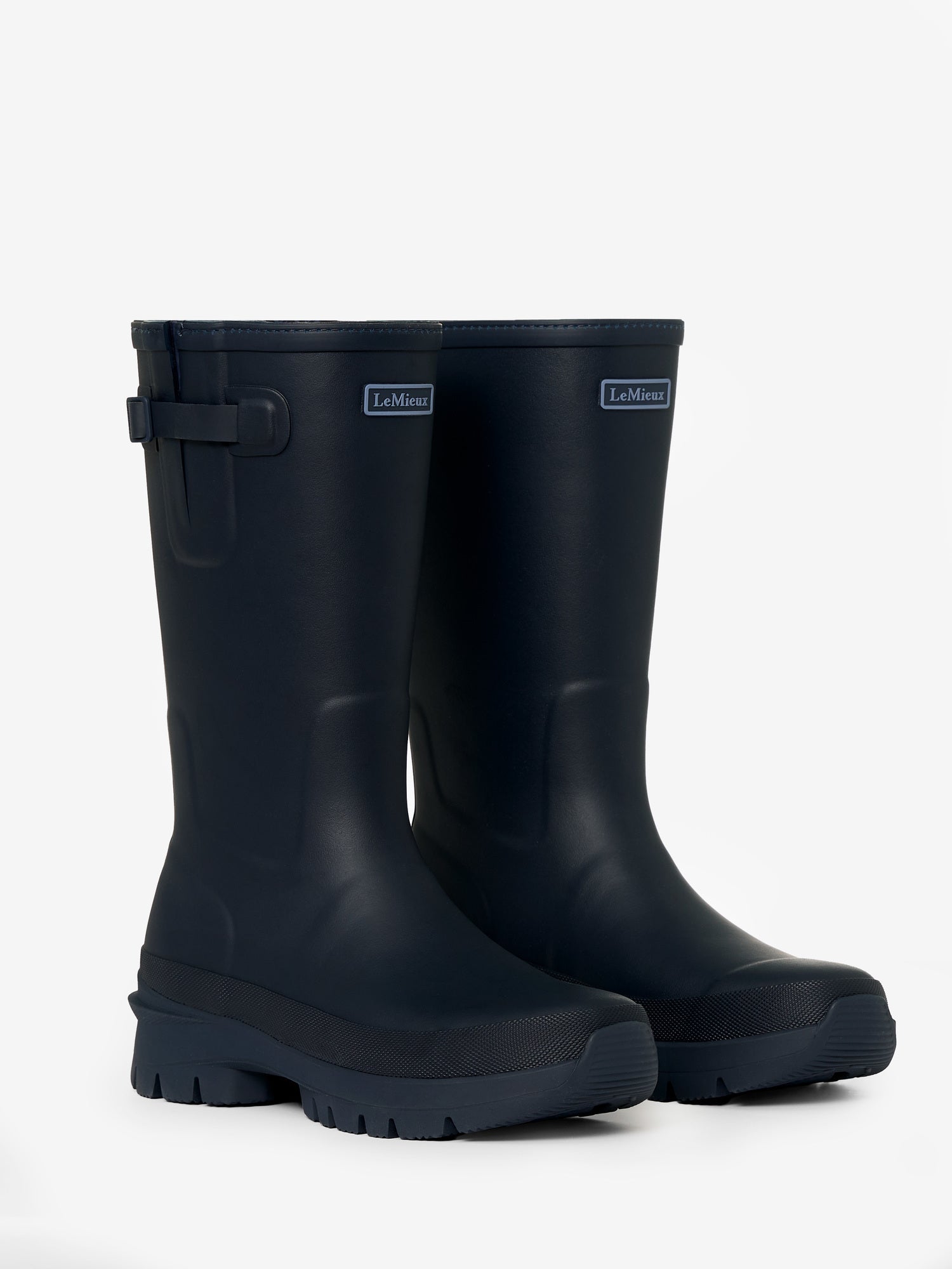 LeMieux Junior Bramshaw Navy Wellington Boots - Durable & Waterproof Kids Wellies