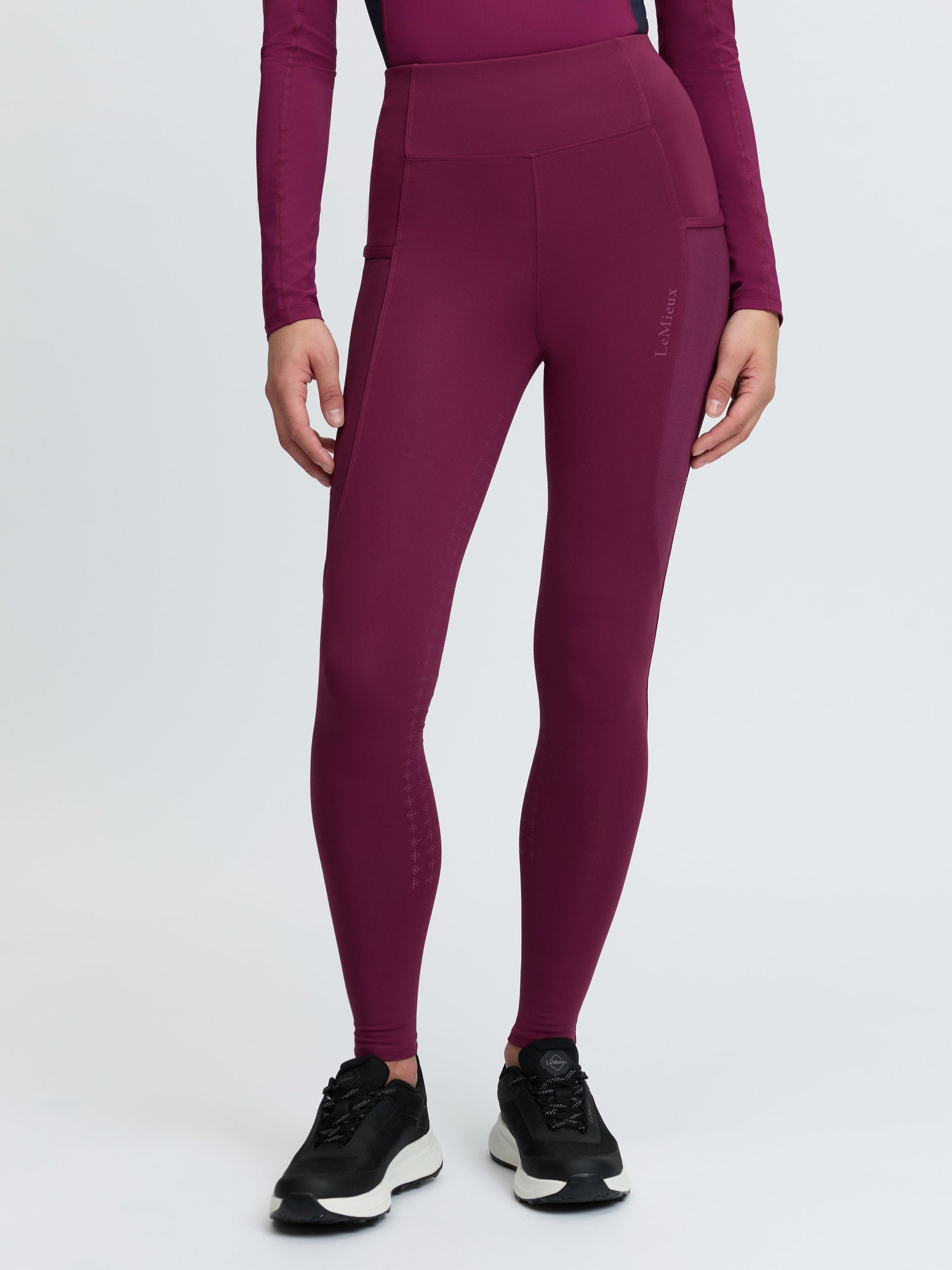 LeMieux Naomi Pull On Breeches Blackberry