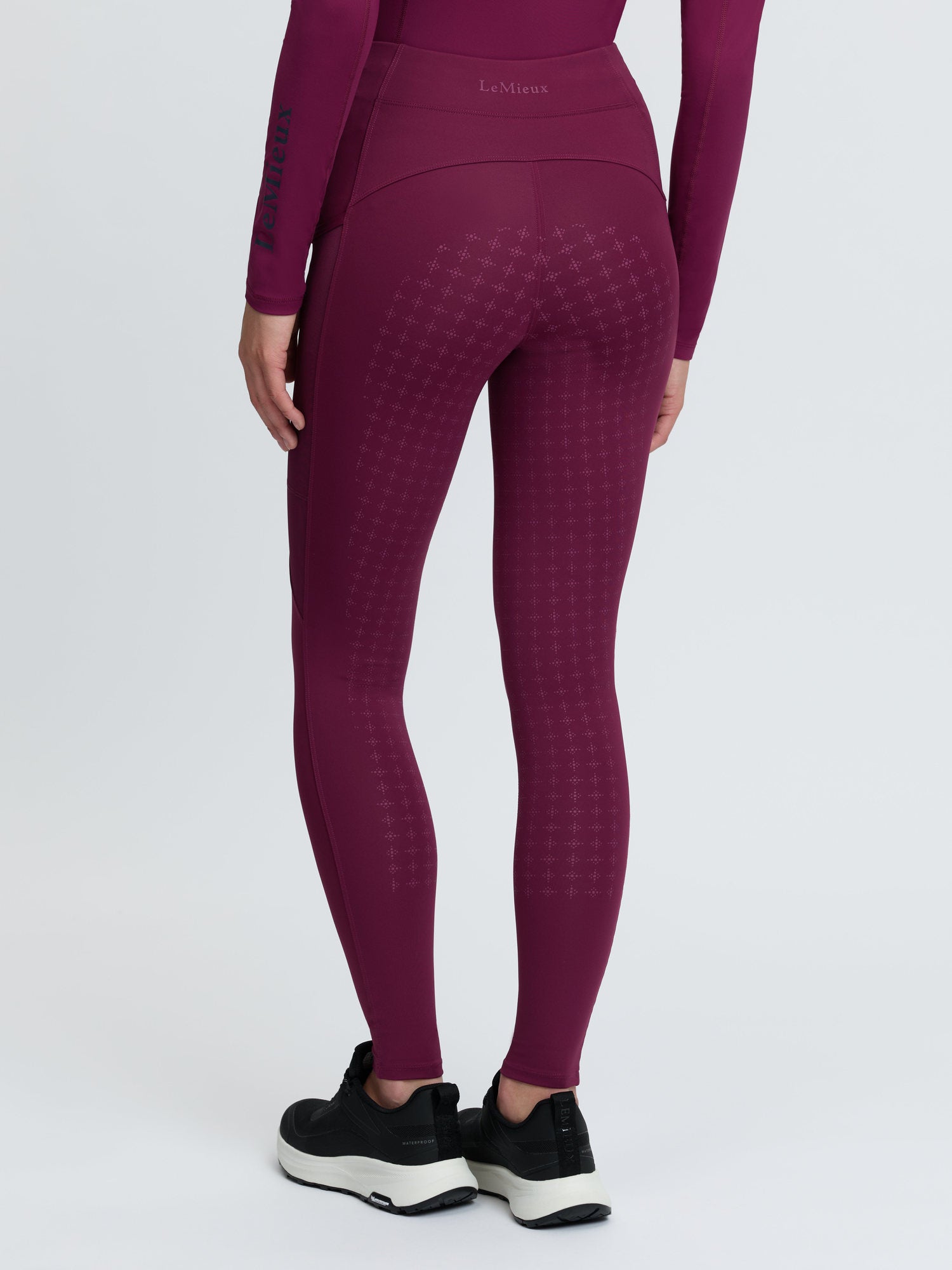 LeMieux Naomi Pull On Breeches Blackberry