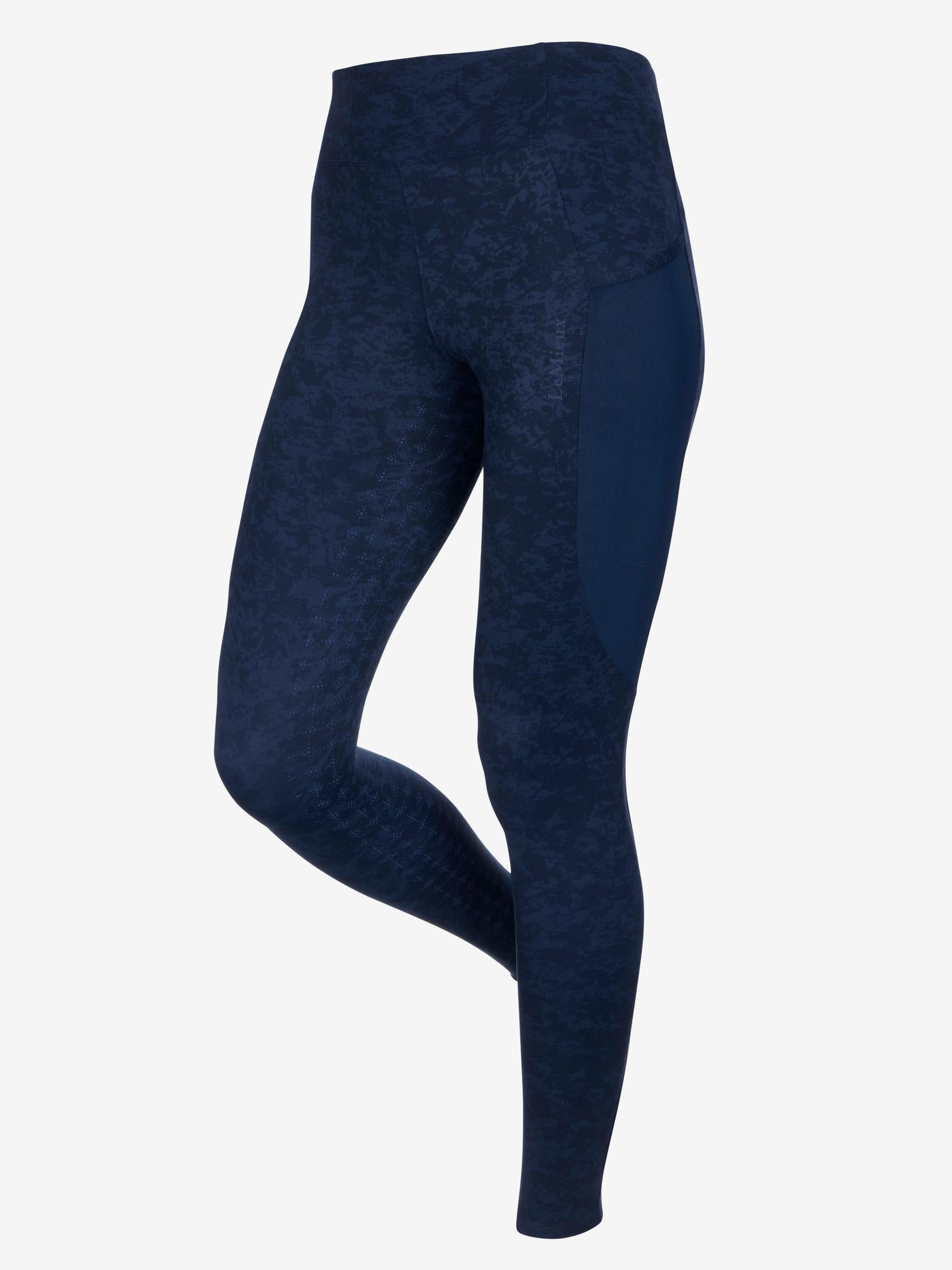 LeMieux Naomi Pull On Breeches Printed Navy