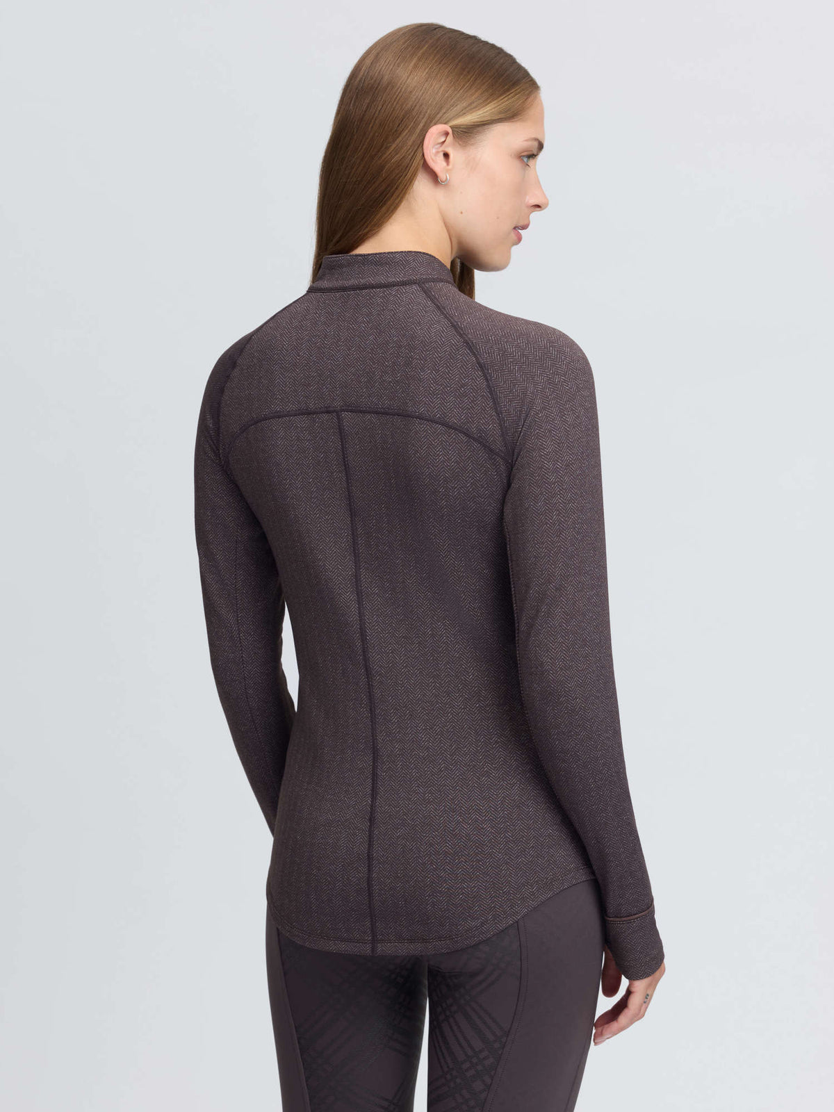 LeMieux Heritage Herringbone Base Layer Cocoa
