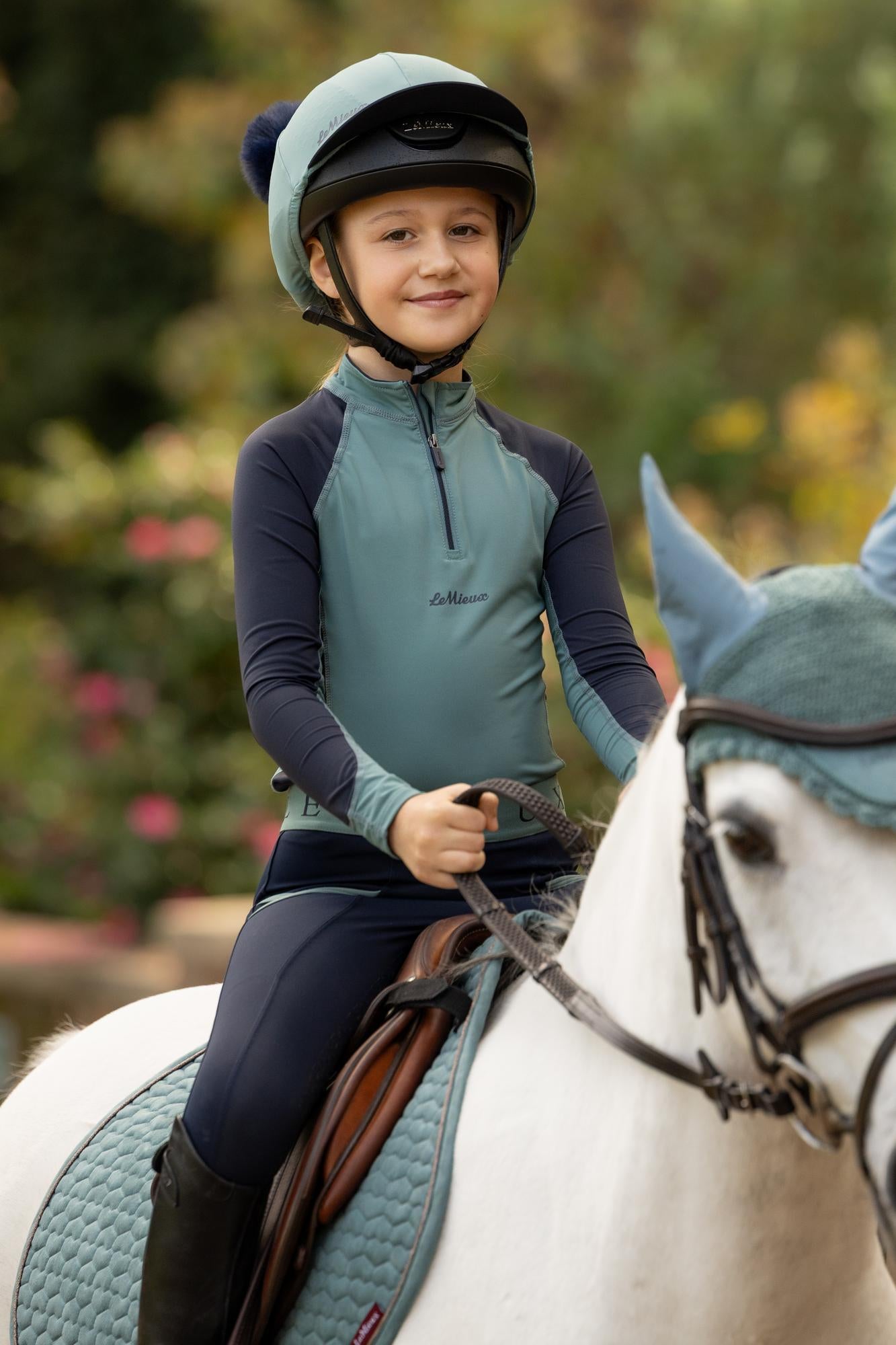 LeMieux Mini Base Layer Navy/Aloe