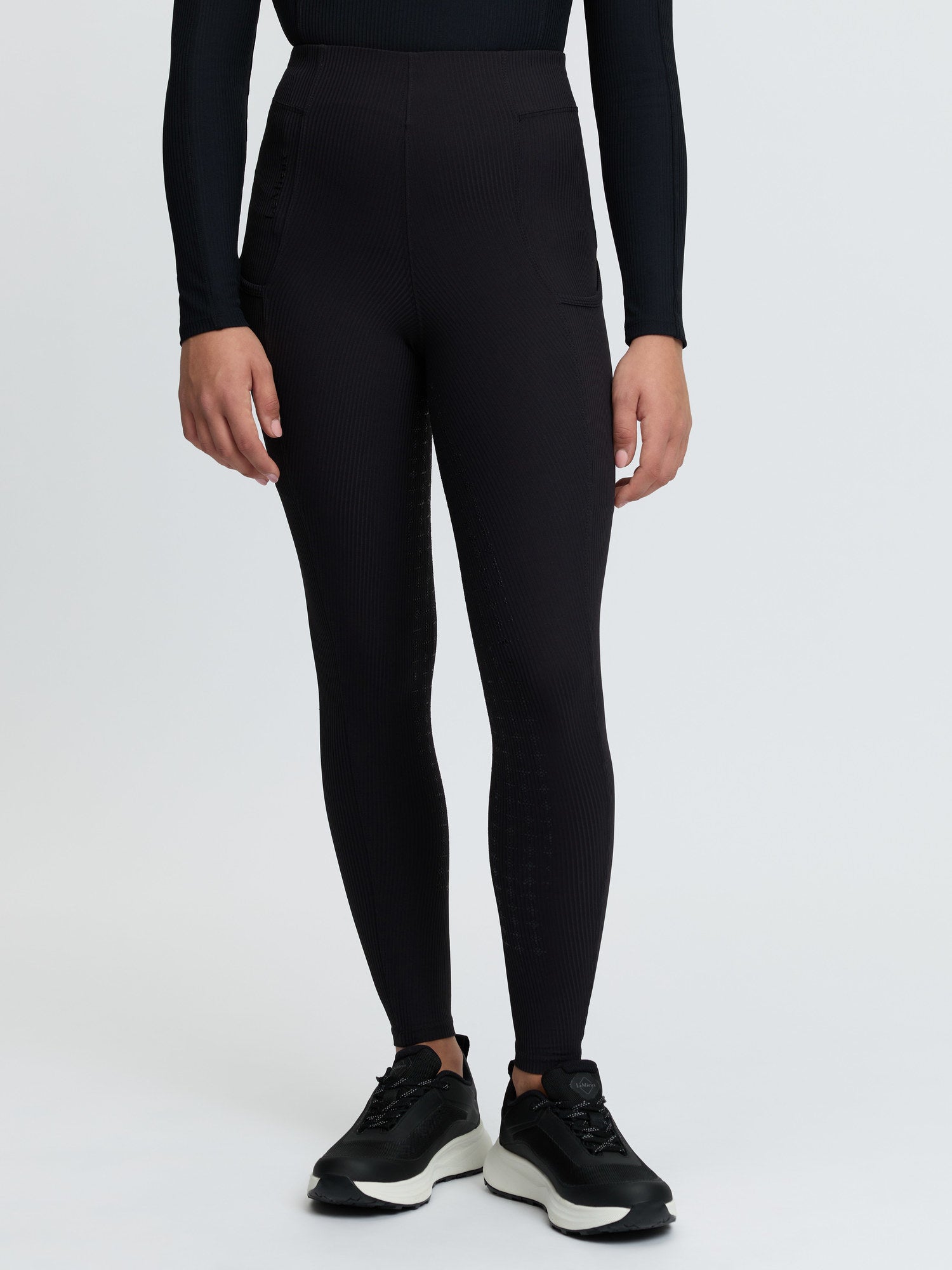 LeMieux Young Rider Orla Ribbed Pull Ons Black