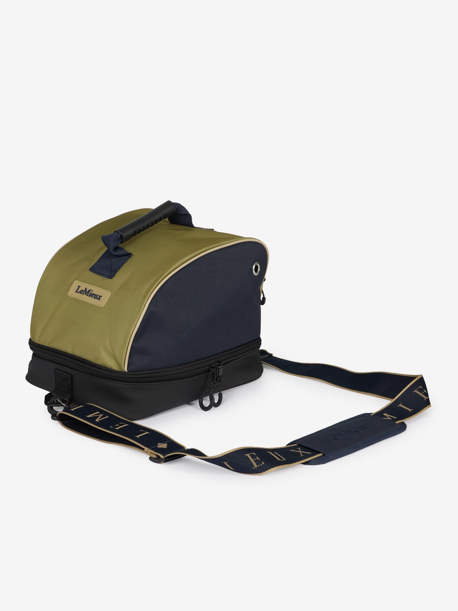 LeMieux Hat Bag in Gooseberry: Stylish protection for your show hat during travel and storage.
