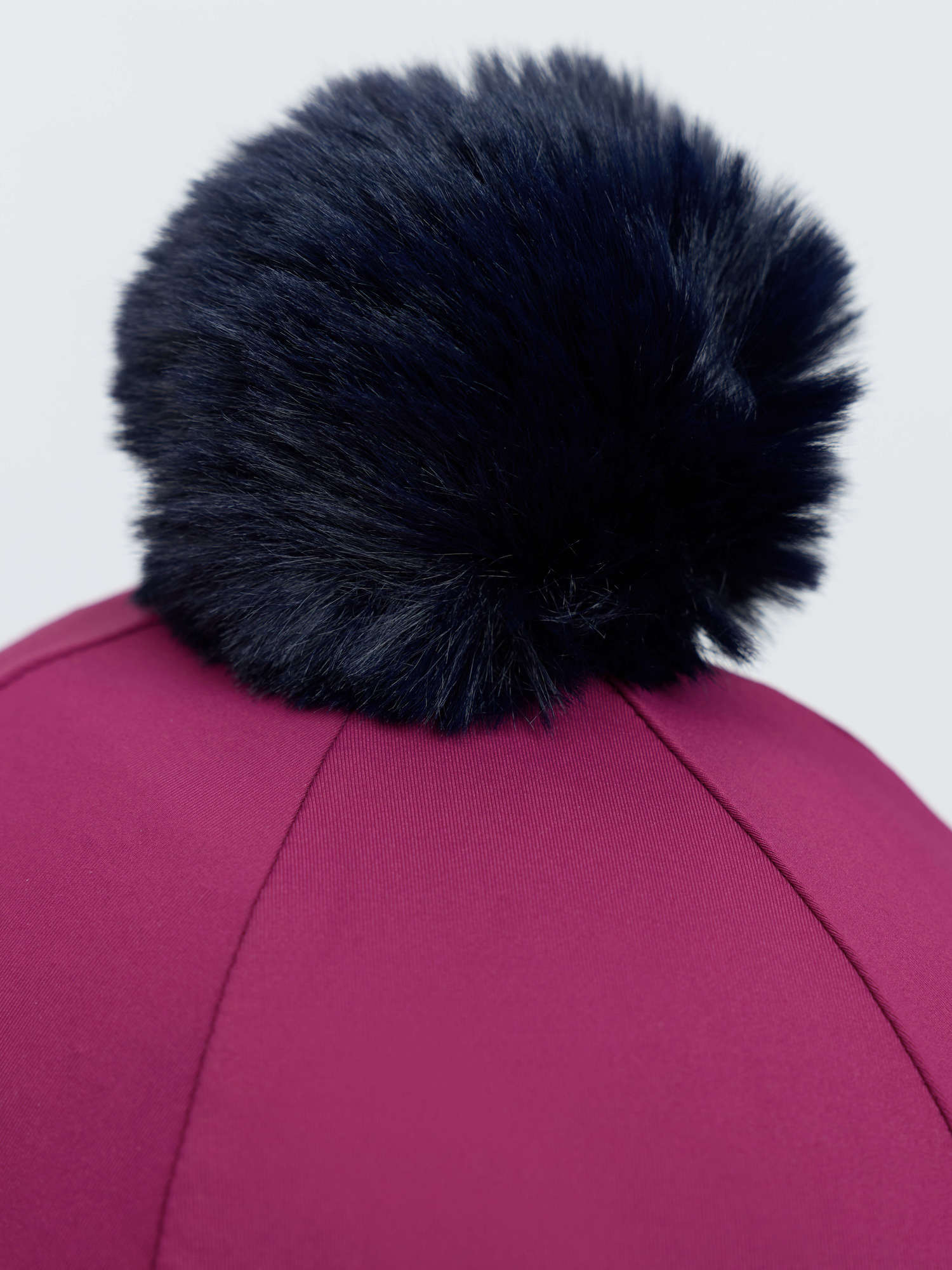 LeMieux Classique Pom Hat Silk Blackberry