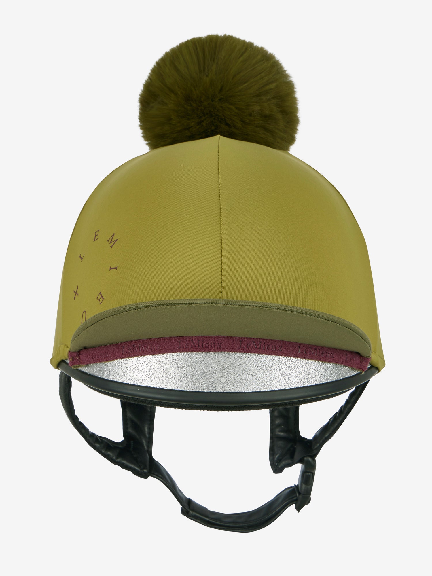 LeMieux Classique Pom Hat Silk Gooseberry