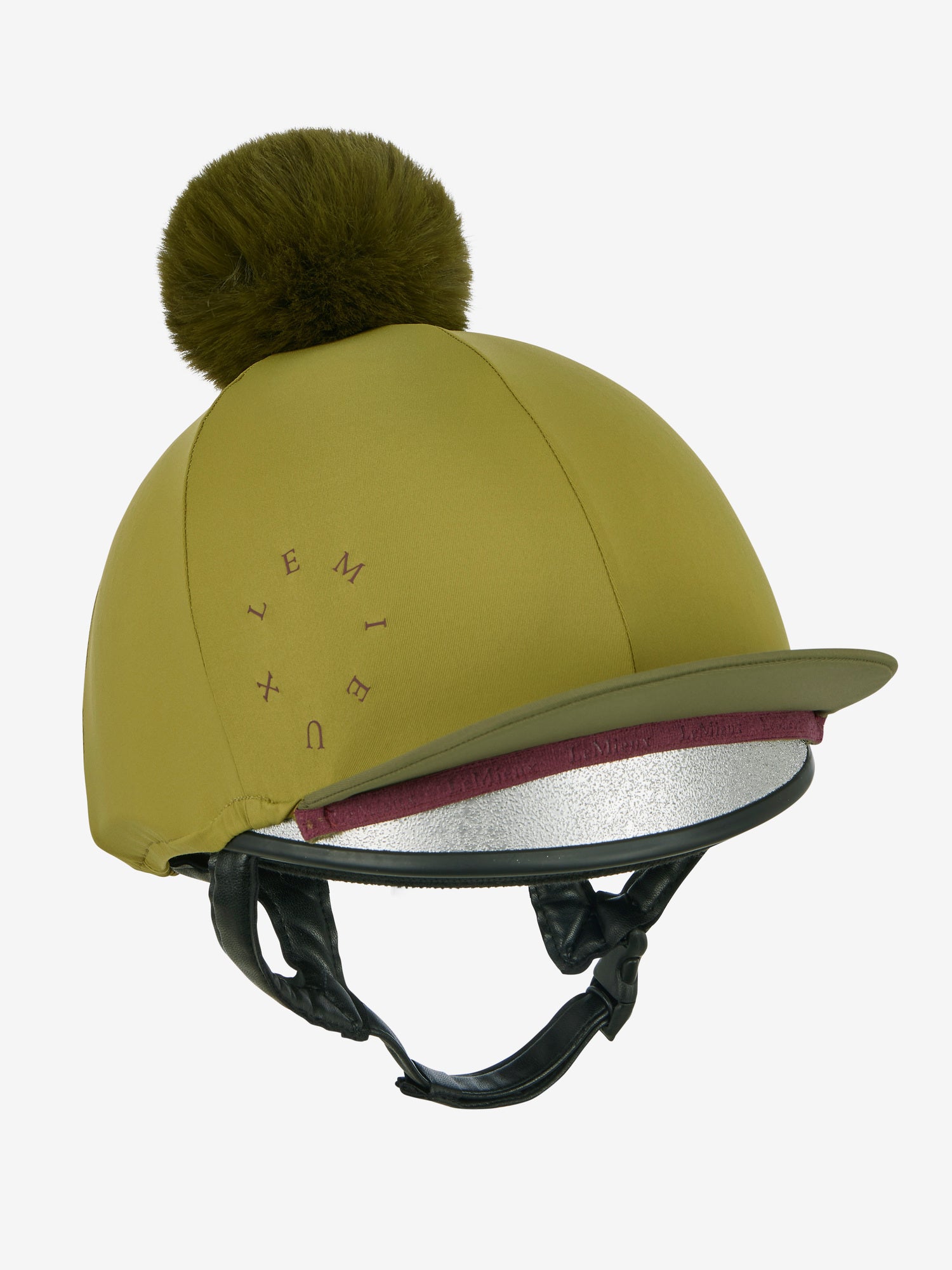 LeMieux Classique Pom Hat Silk Gooseberry