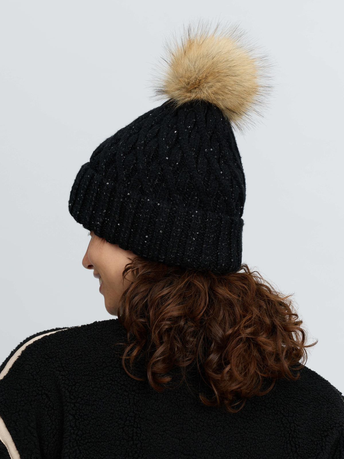 LeMieux Bernie Sequin Beanie Black