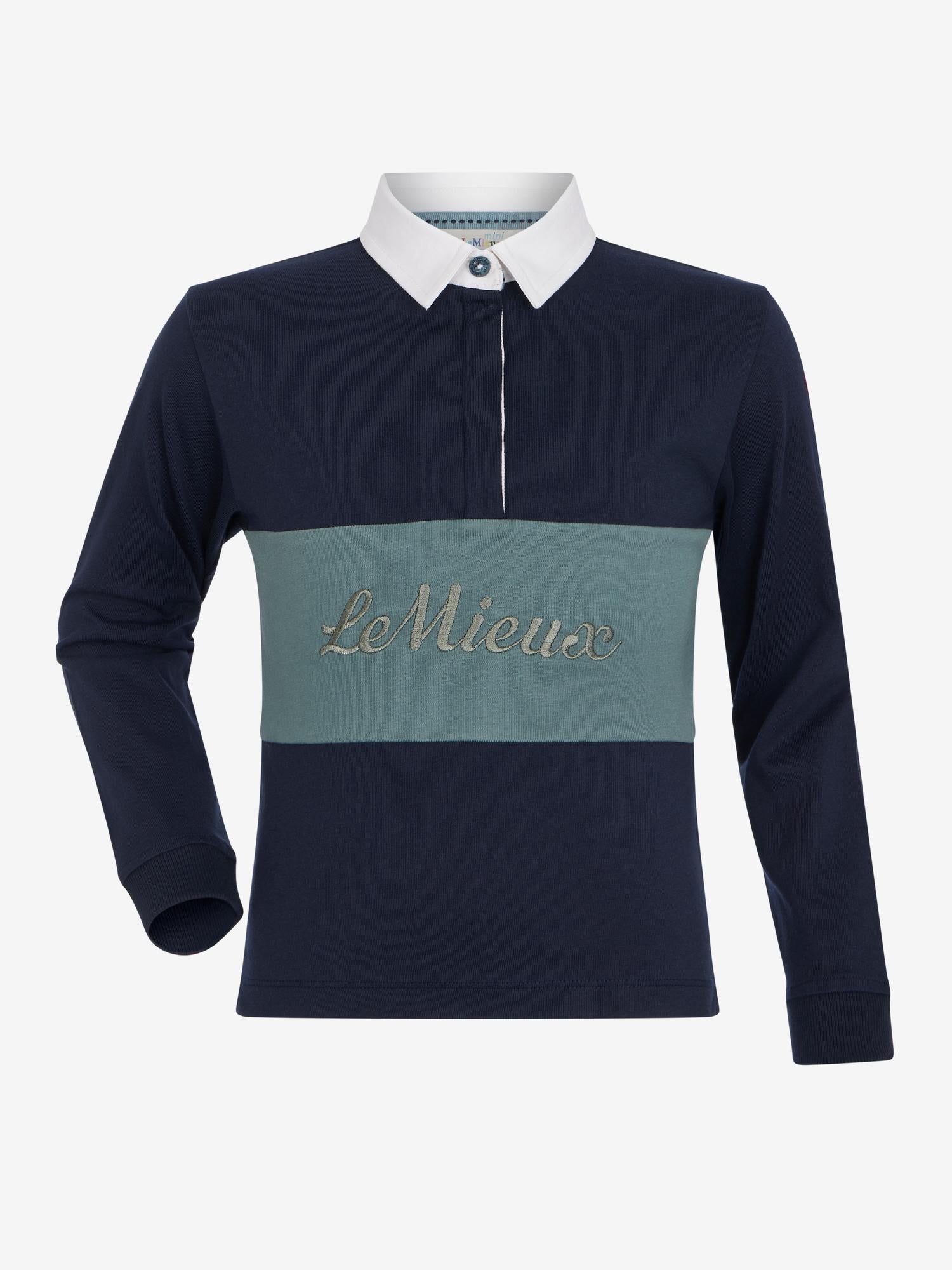 LeMieux Mini Roman Rugby Shirt Navy
