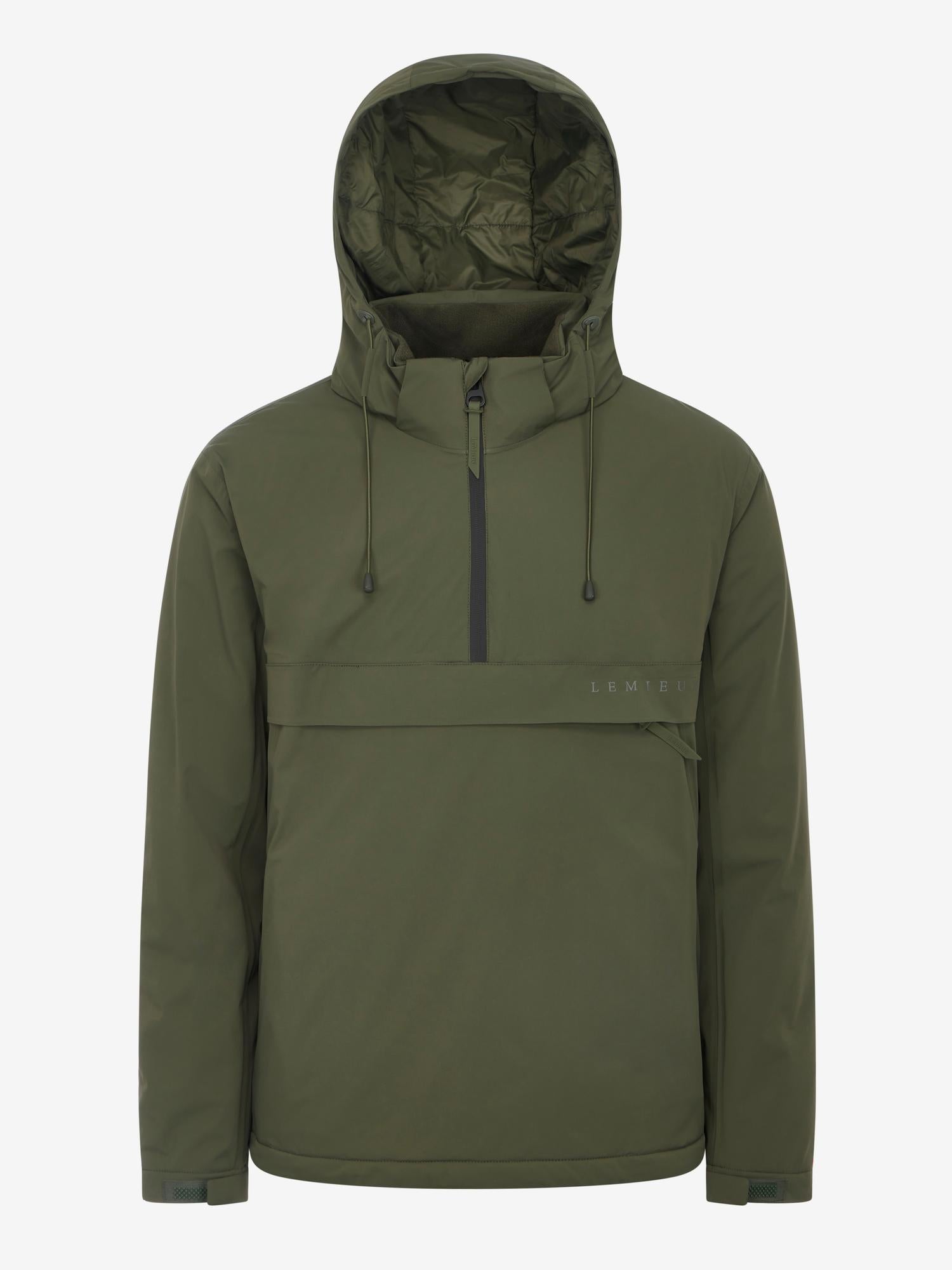LeMieux Mens Waterproof Anorak Olive