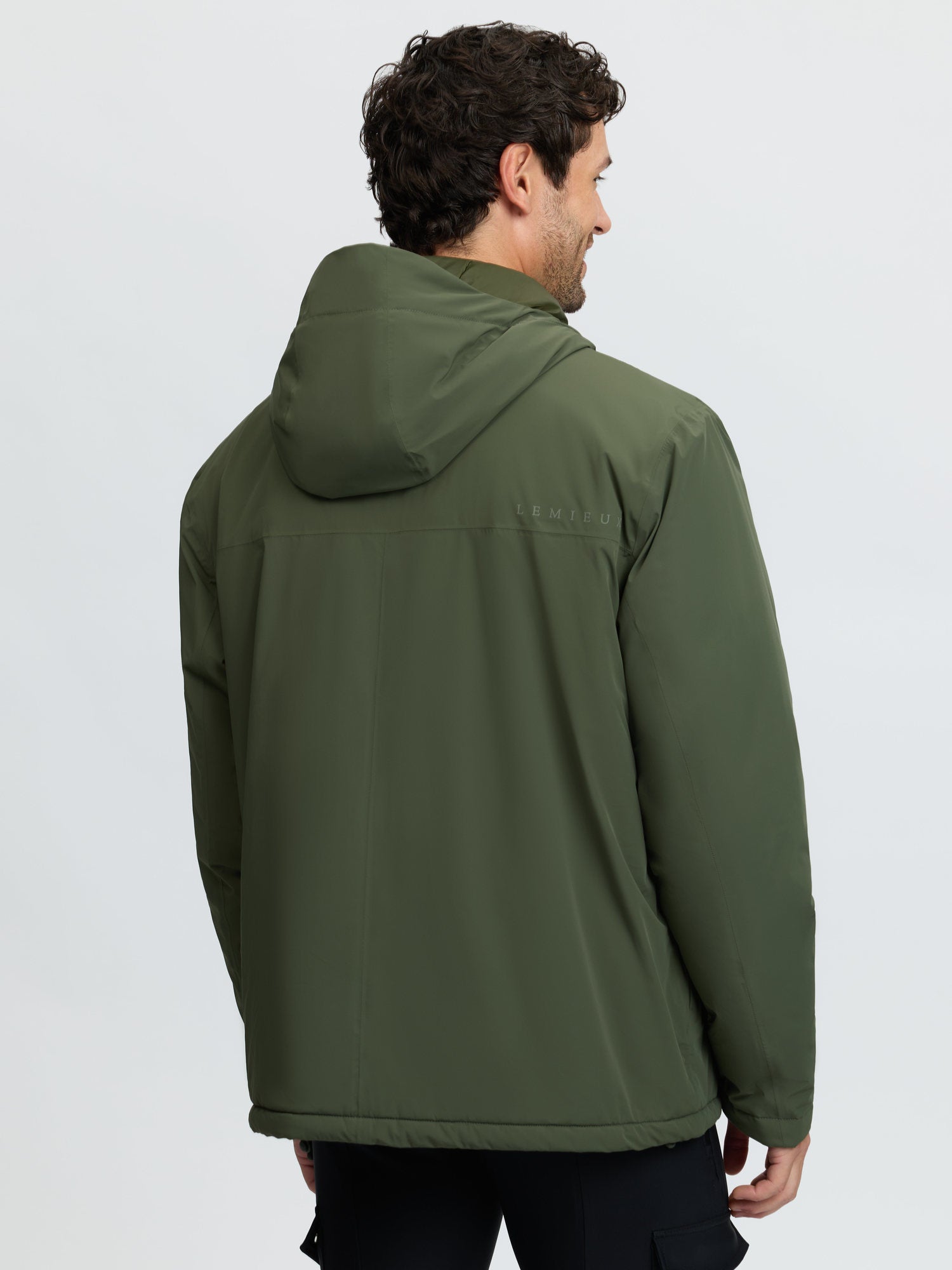 LeMieux Mens Waterproof Anorak Olive
