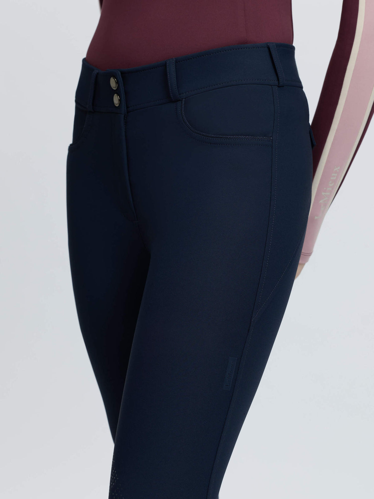 LeMieux Blair Knee Grip Breeches Navy