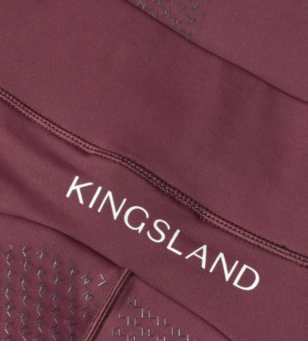 KINGSLAND KLVALERIE Ladies Full Grip Riding Tights - Wine Tasting Color