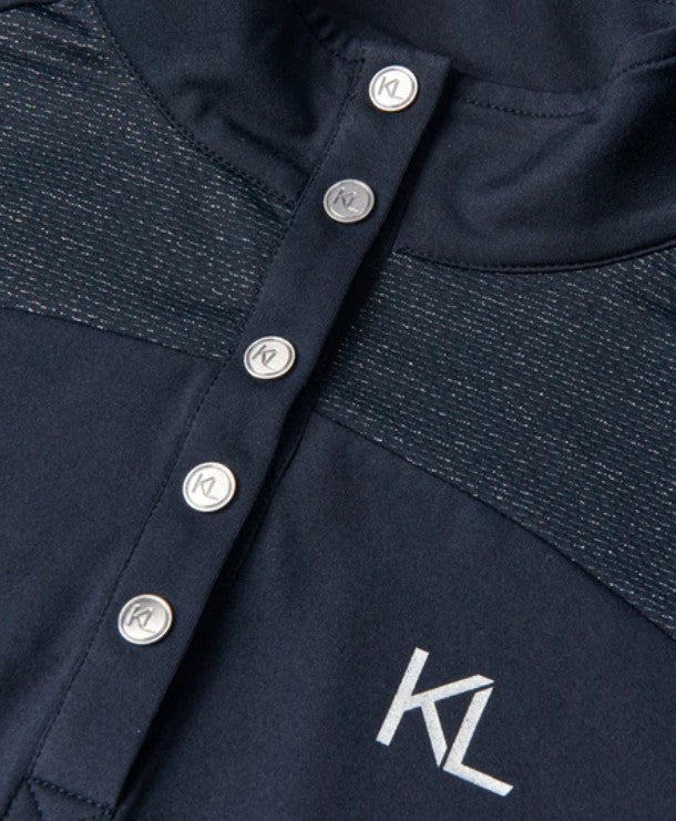 KINGSLAND KLVALERIE Ladies Training Shirt - Navy Equestrian Apparel - Equiflair Saddlery