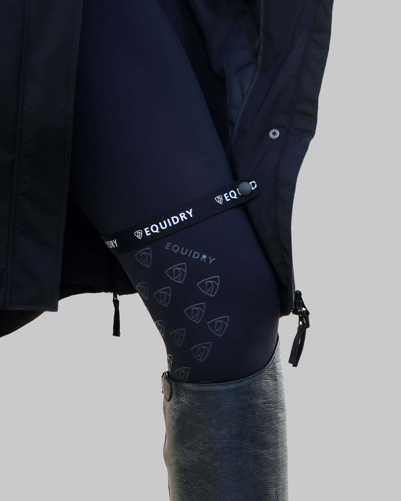 EQUIDRY Bronte Waterproof Riding Coat Women's Black