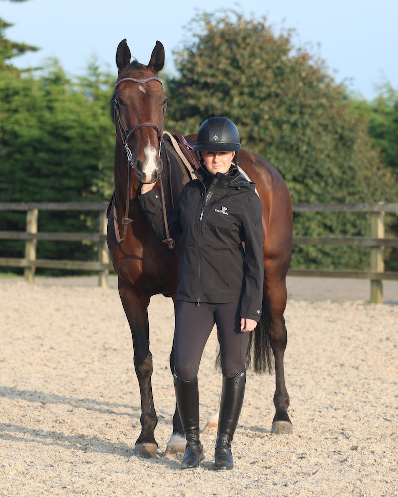 EQUIDRY Varsha Waterproof Riding Jacket Women's Black