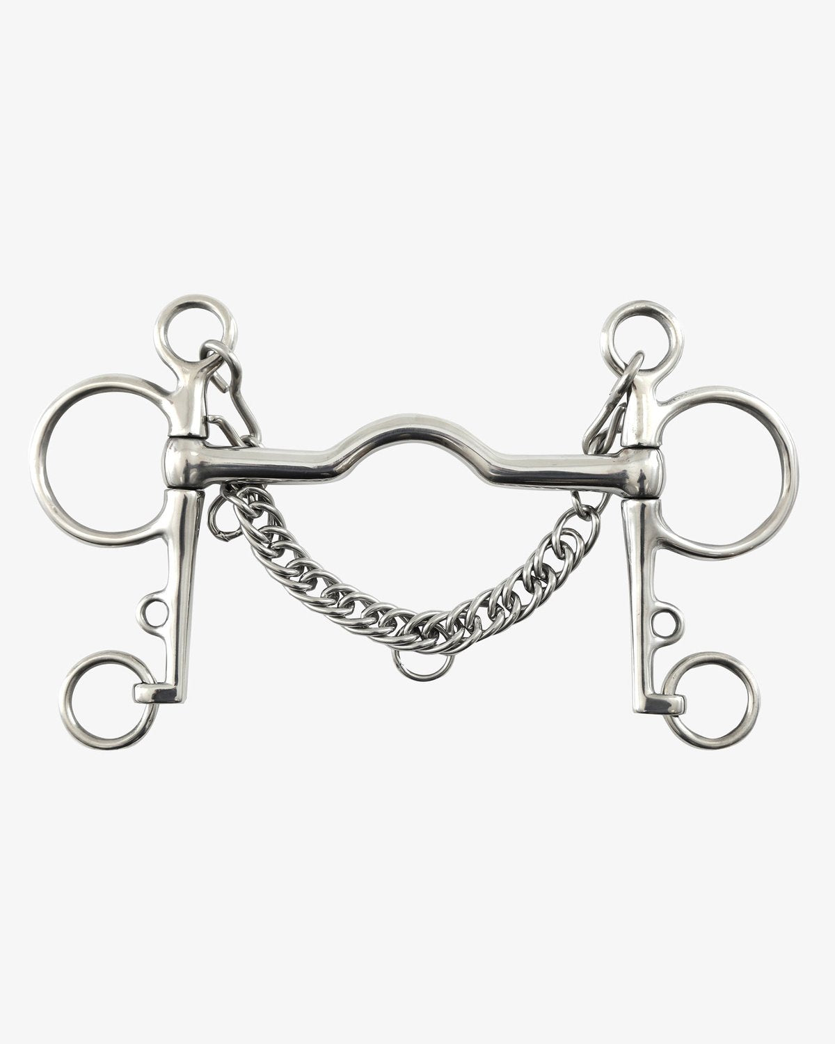 Medium Port Pelham Bit: Stainless Steel Horse Riding Bit for Enhanced Control - Premier Equine…